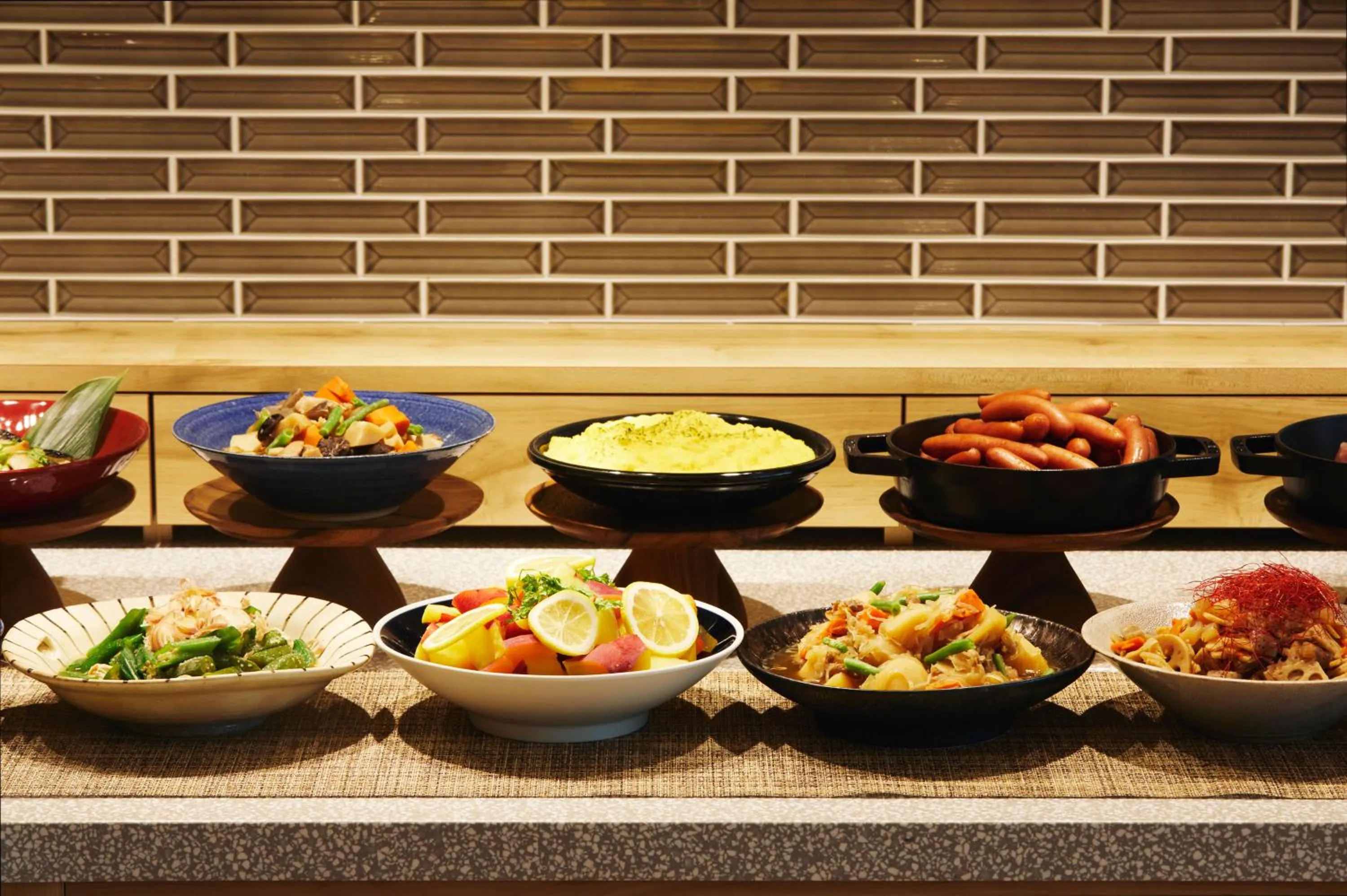 Buffet breakfast in hotel MONday Akihabara Asakusabashi