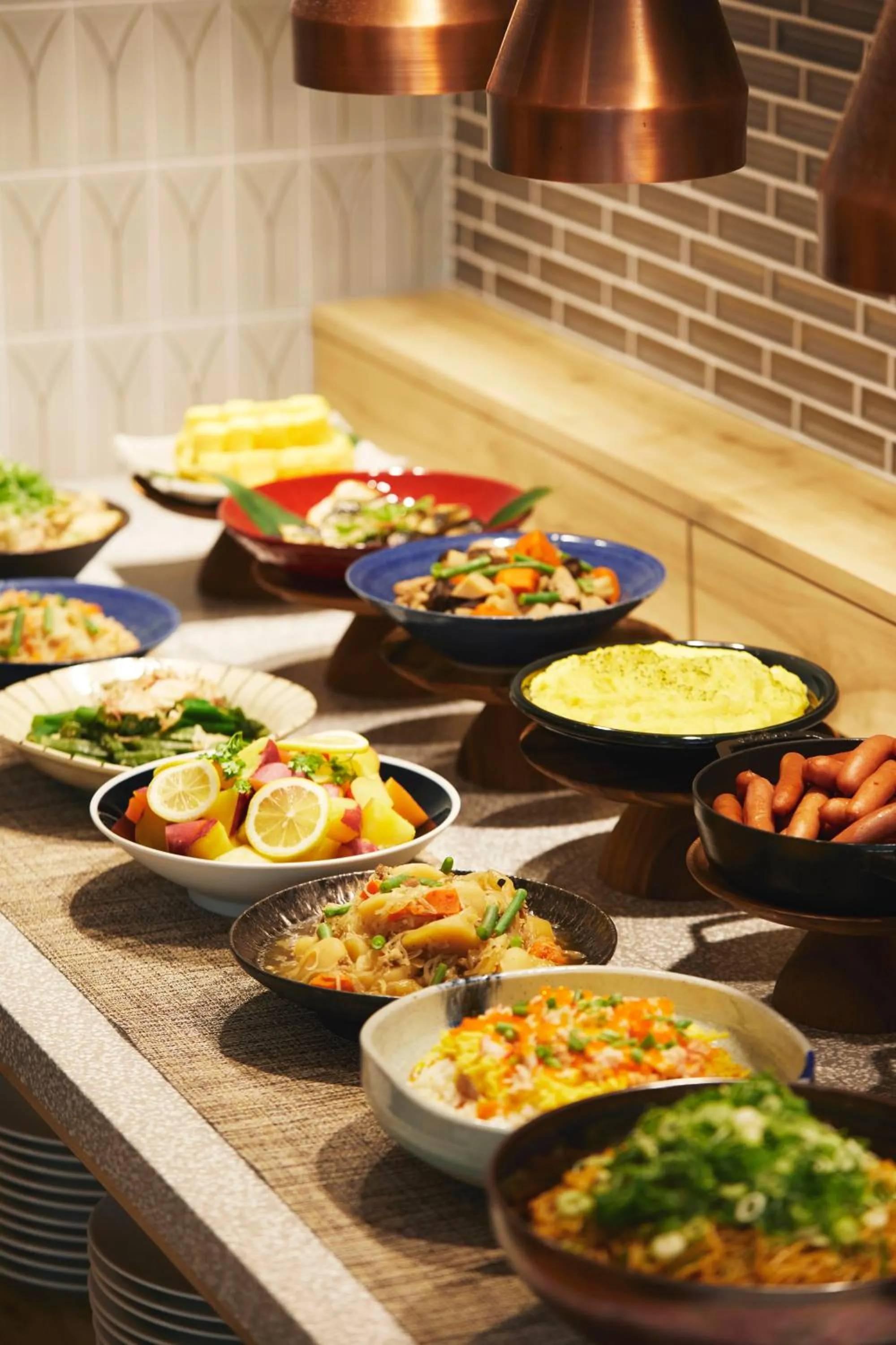 Buffet breakfast in hotel MONday Akihabara Asakusabashi