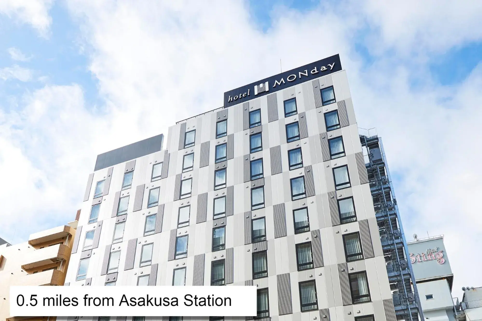 Property building in hotel MONday Asakusa Property building in hotel MONday Asakusa