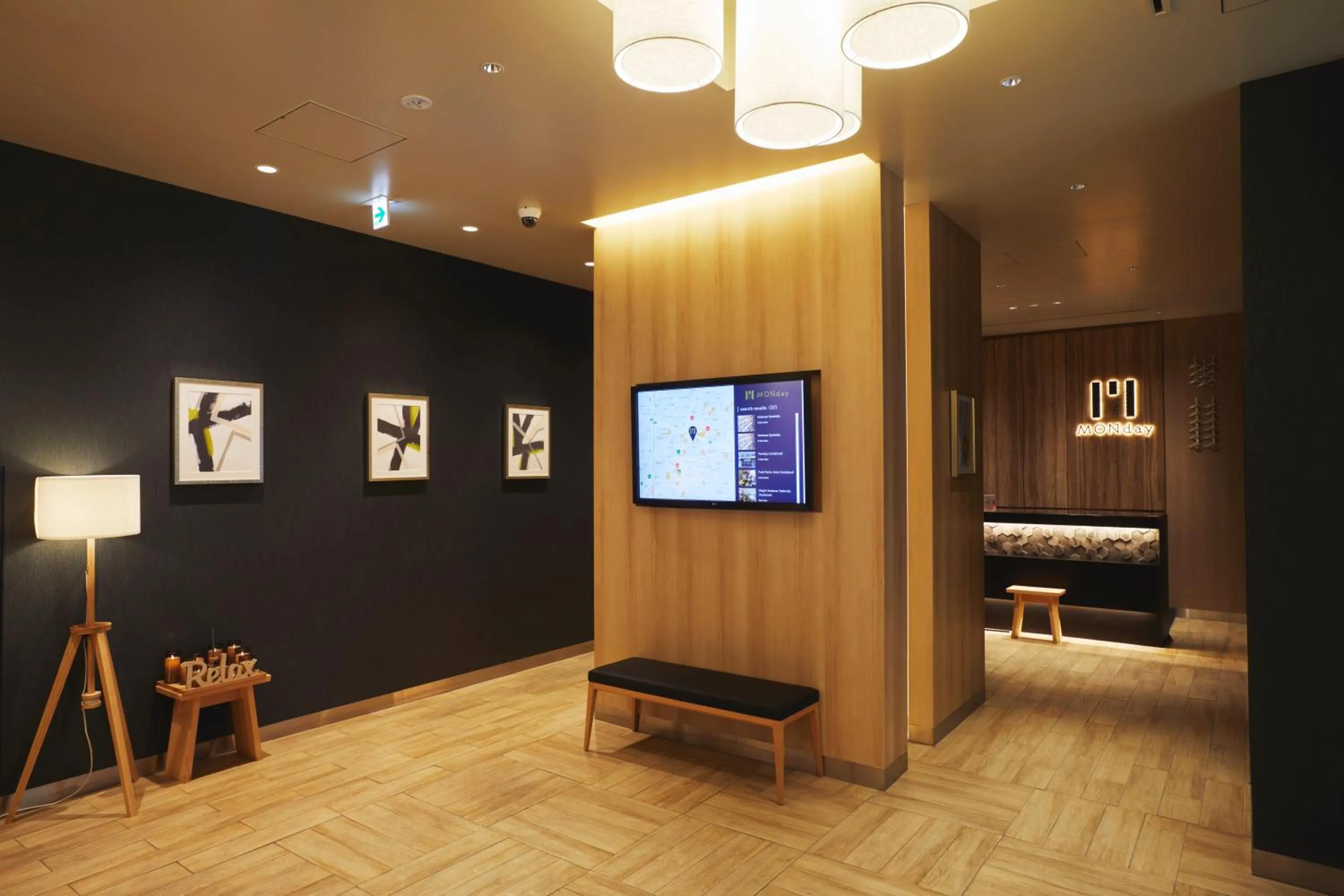 Bed in hotel MONday Asakusa