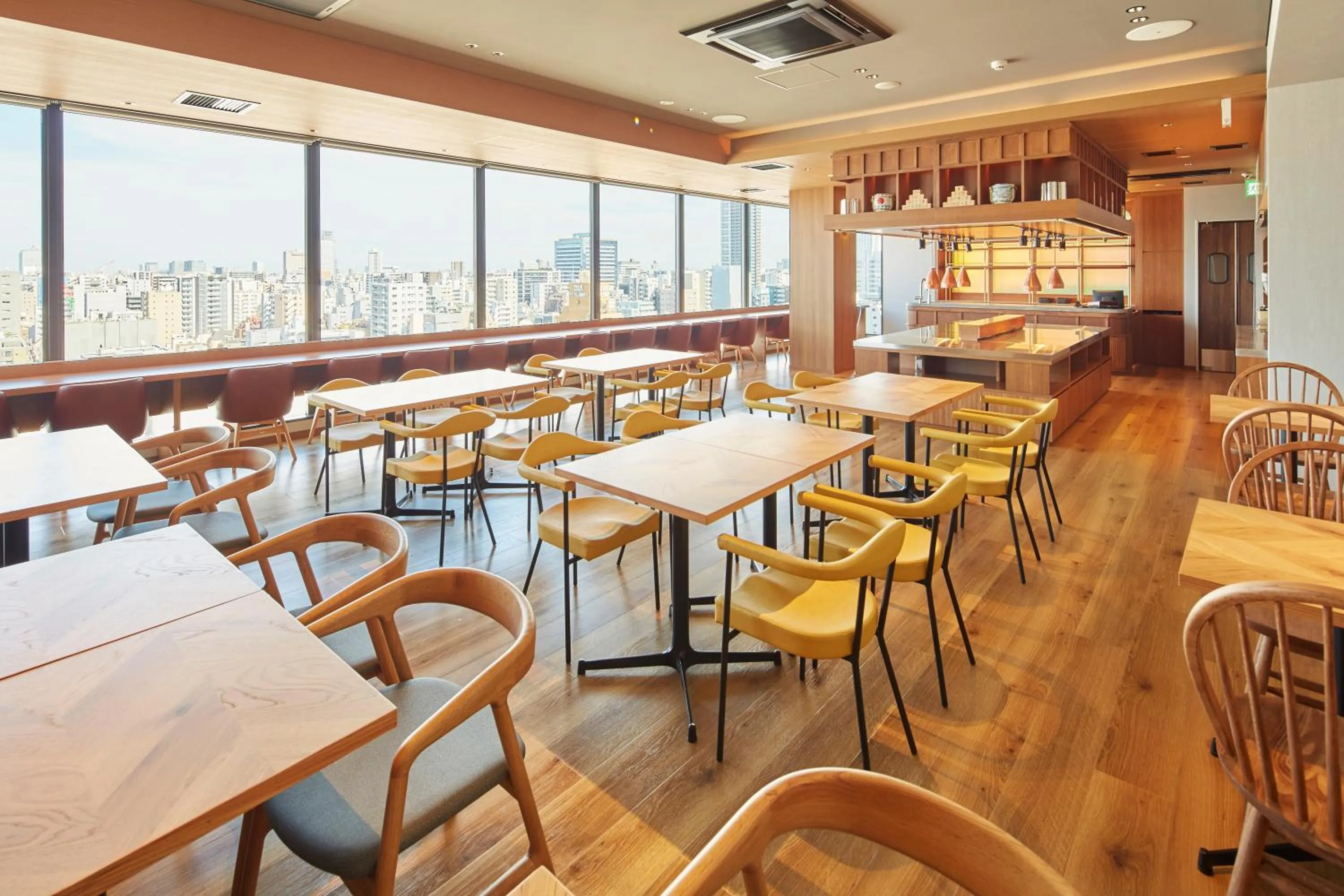 Restaurant/places to eat in hotel MONday Premium Ueno Okachimachi