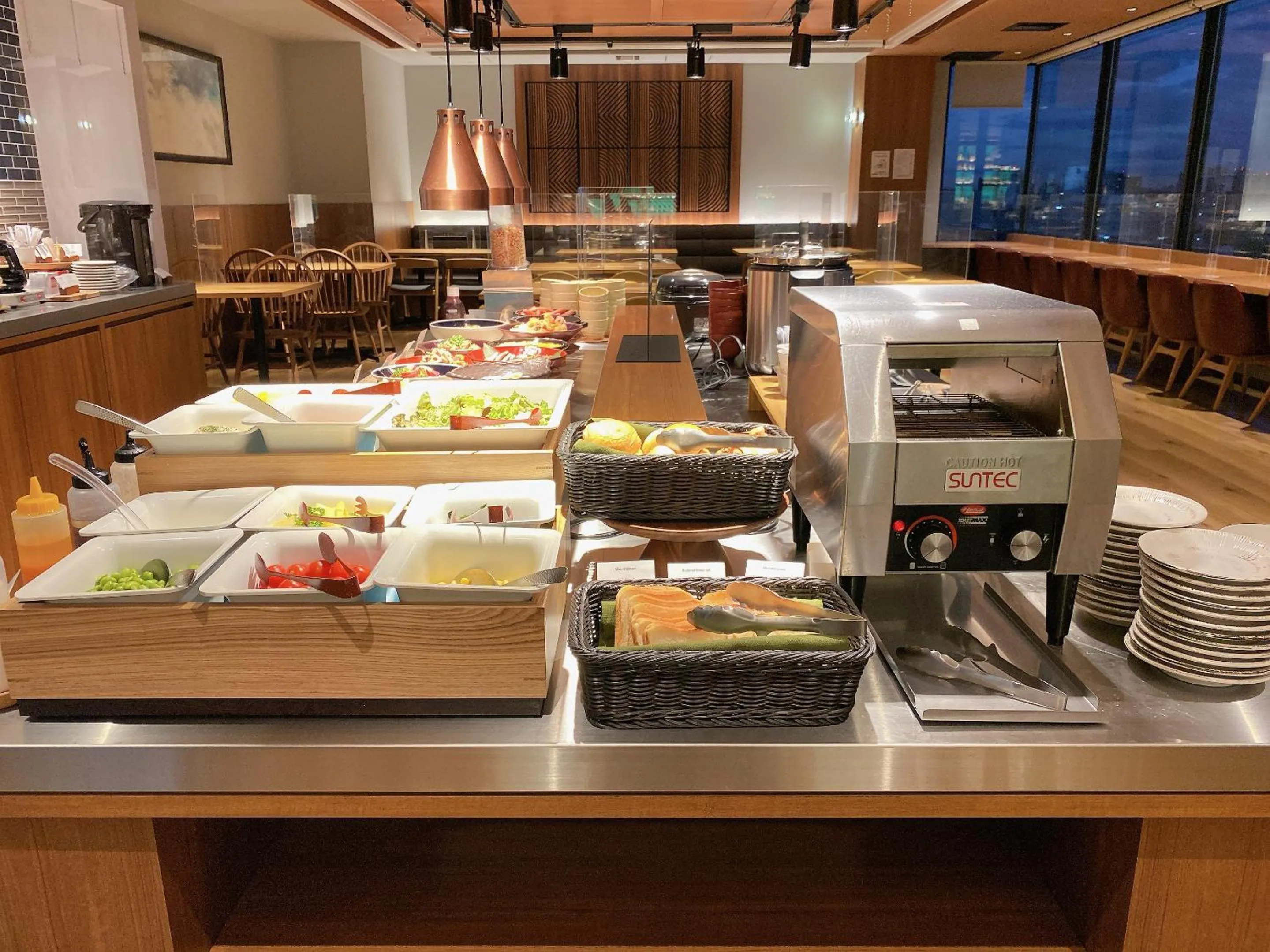 Buffet breakfast in hotel MONday Premium Ueno Okachimachi