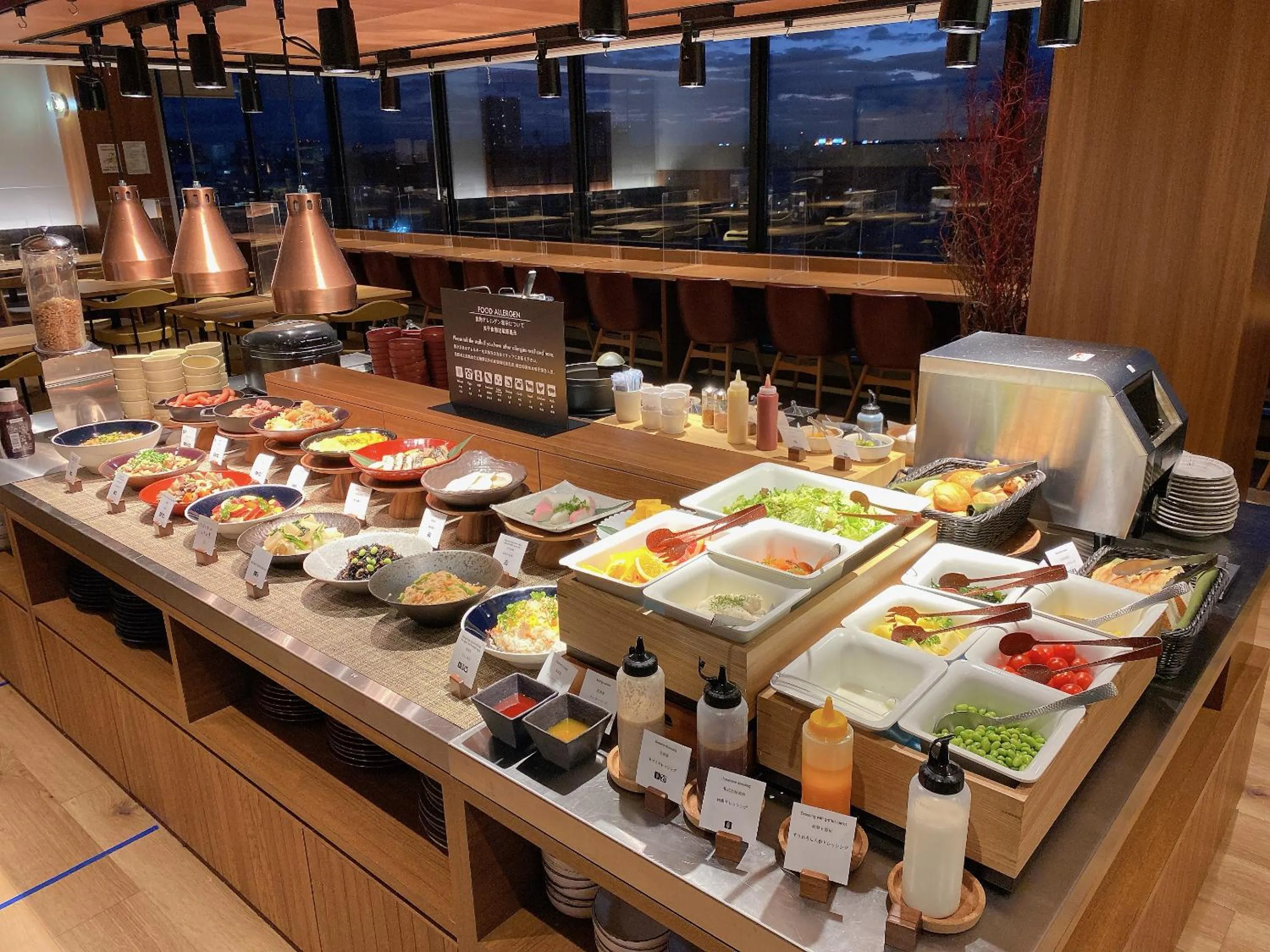 Buffet breakfast in hotel MONday Premium Ueno Okachimachi