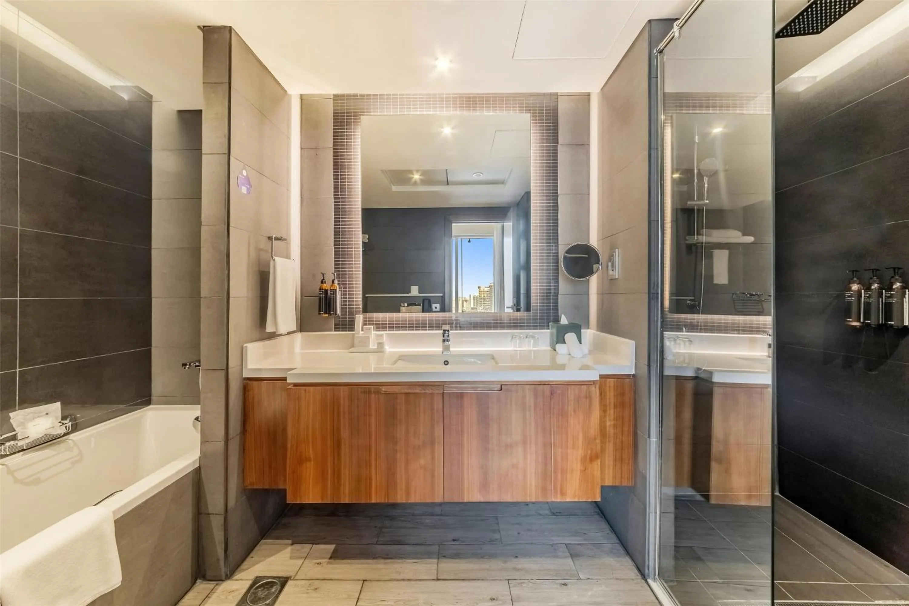 Bathroom in Radisson Blu Hotel, Dubai Canal View