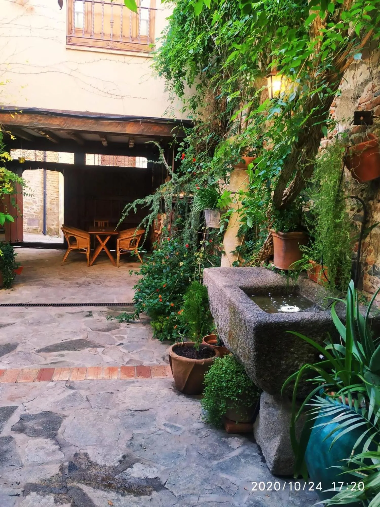 Patio in La Troje Oropesana