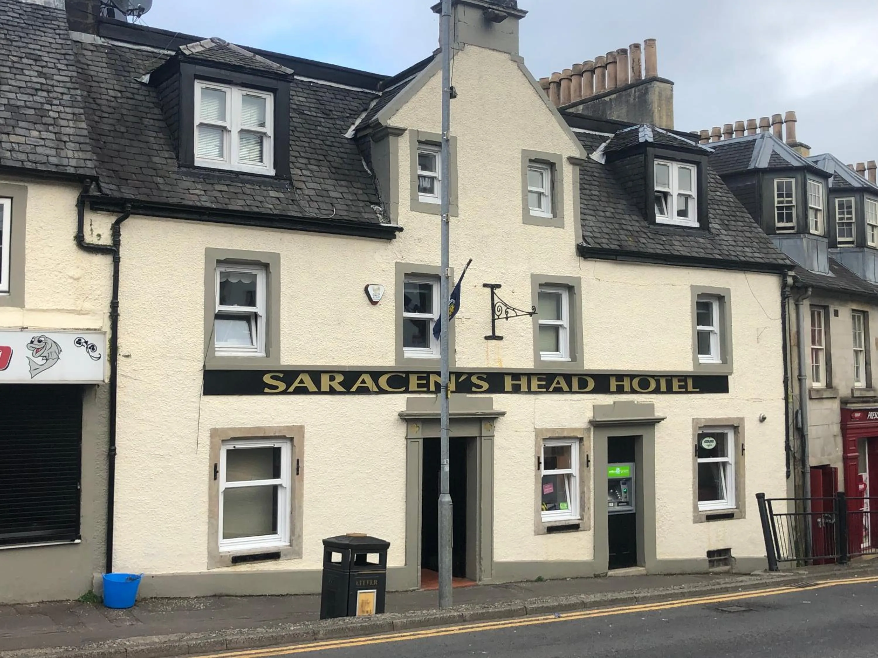Property building in Saracen Head Hotel