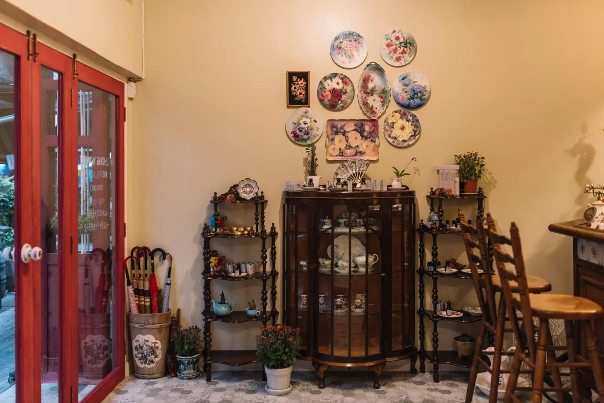 Lobby or reception in Lhong Yaowarat hostel