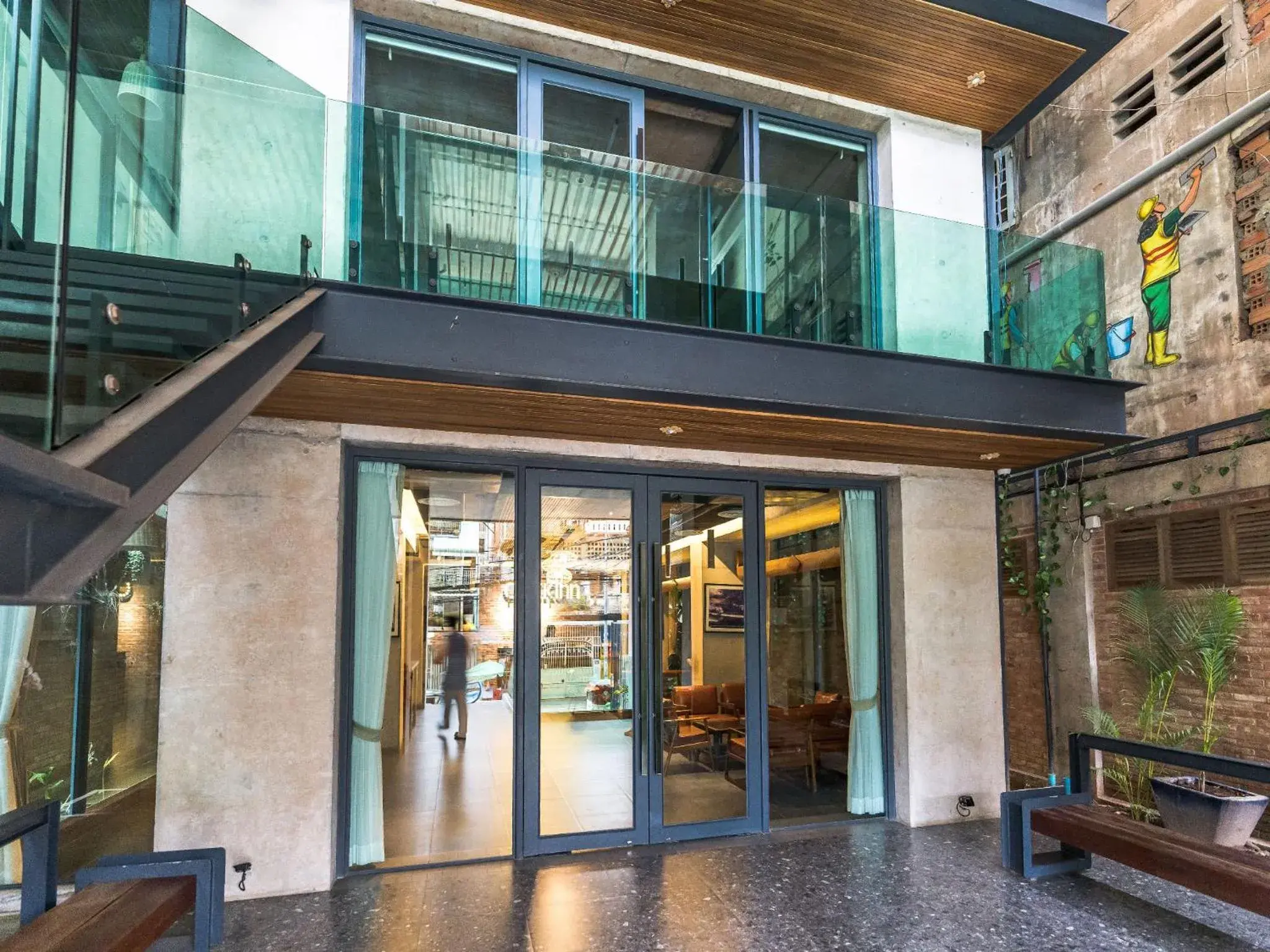 Swimming pool in CHECK inn Phnom Penh BKK1 Swimming pool in CHECK inn Phnom Penh BKK1