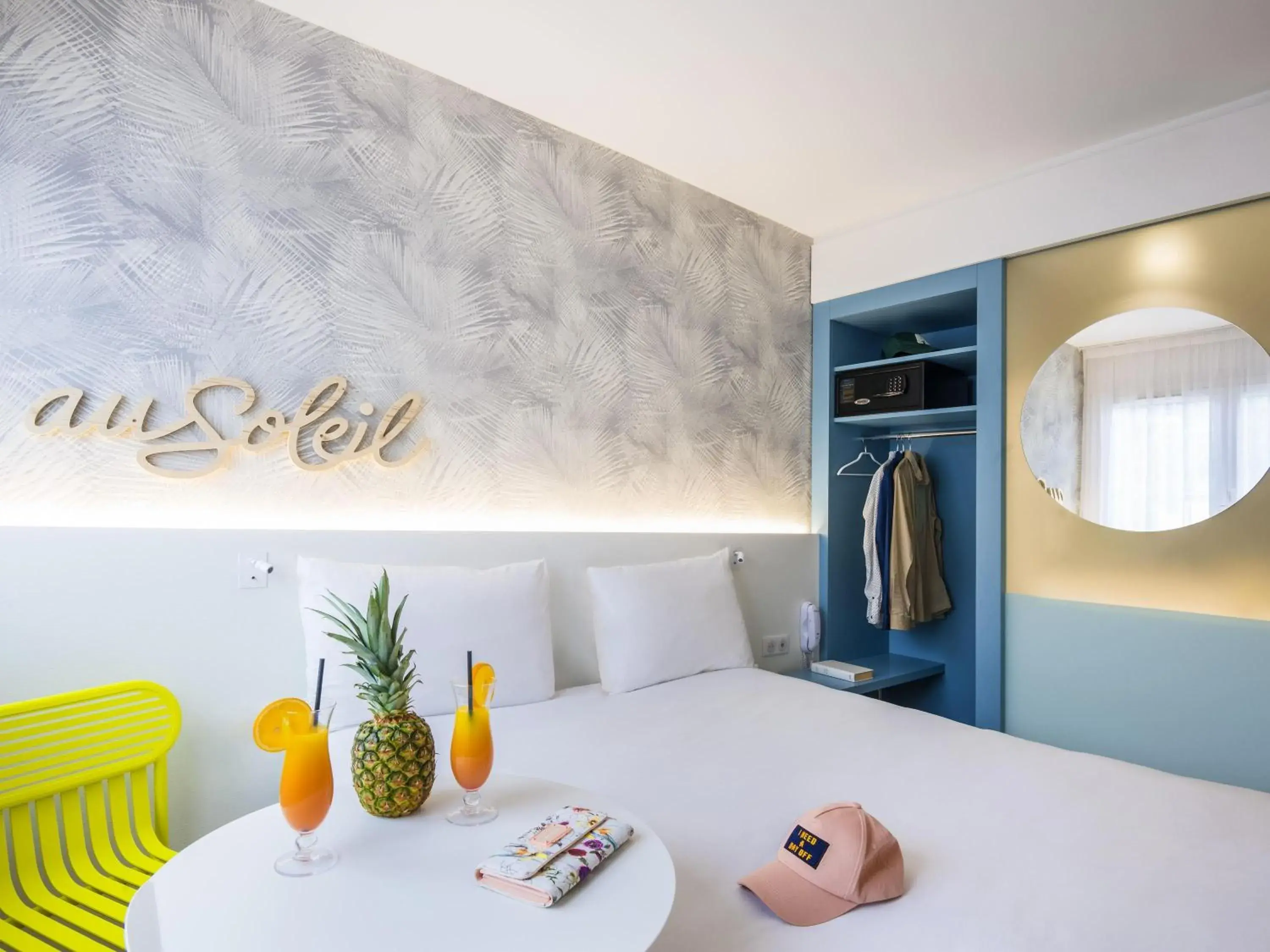 Bedroom, Bed in ibis Styles Nice Cap 3000 Aéroport Bedroom, Bed in ibis Styles Nice Cap 3000 Aéroport