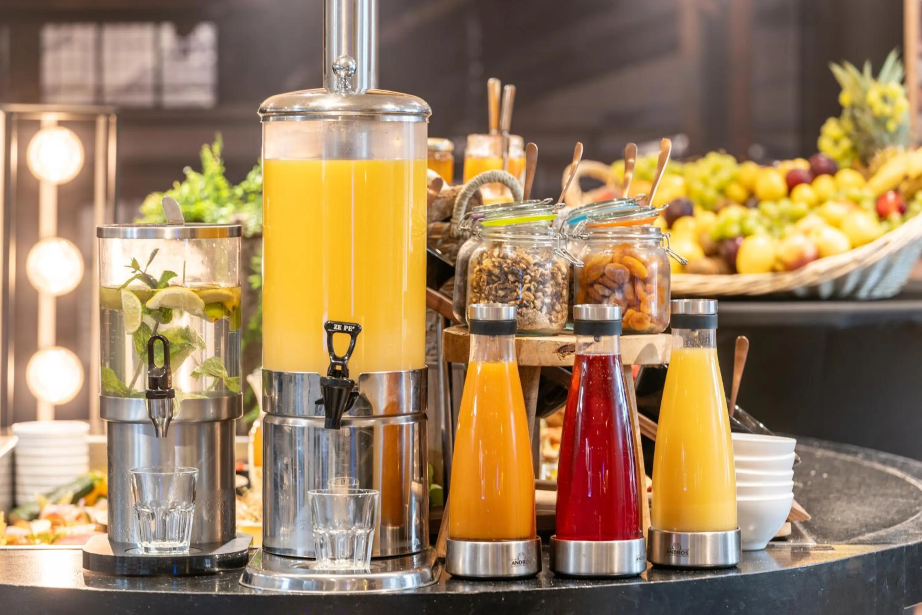 Buffet breakfast in Mercure Le Mans Centre