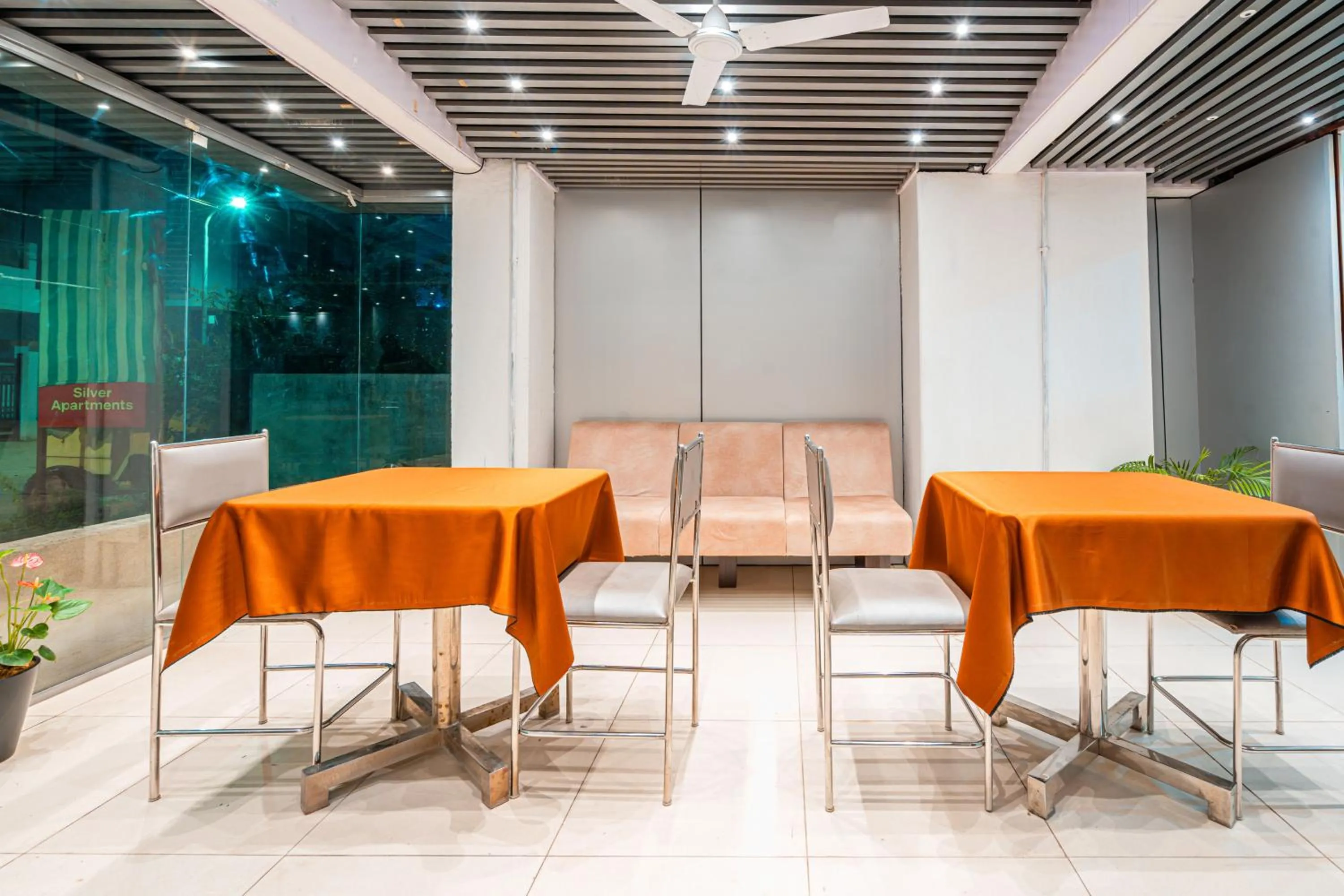 Dining area in Treebo Silver Apartment
