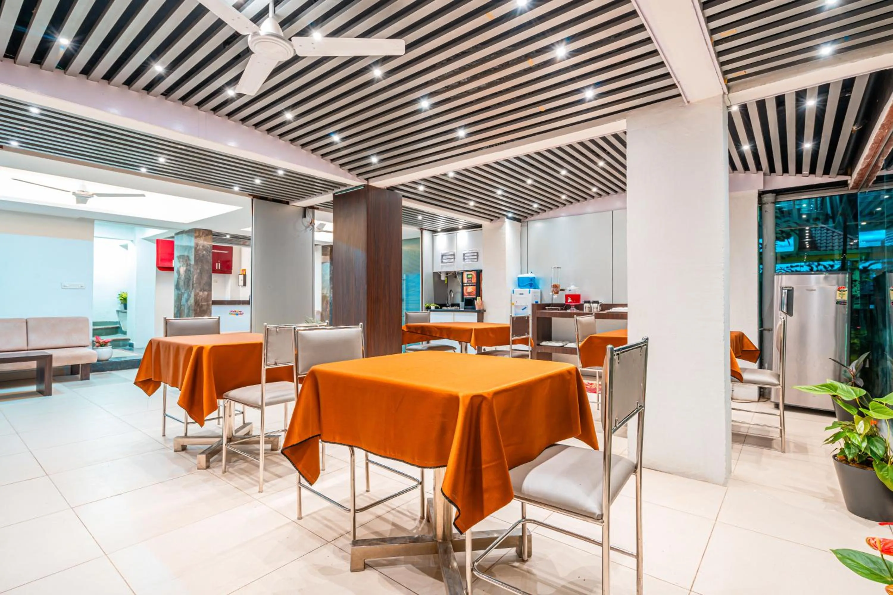 Dining area in Treebo Silver Apartment