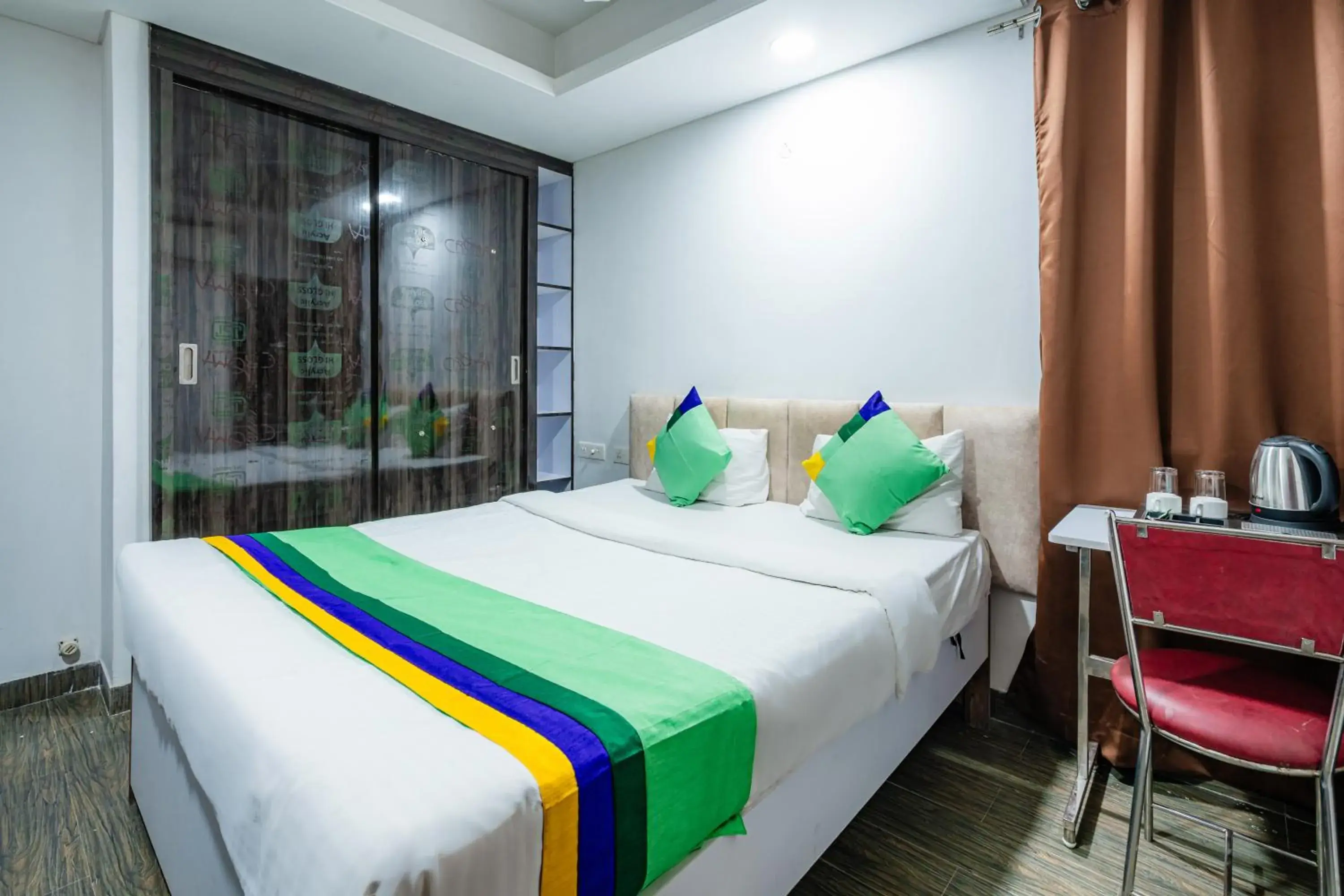 Bedroom, Bed in Treebo Silver Apartment Bedroom, Bed in Treebo Silver Apartment