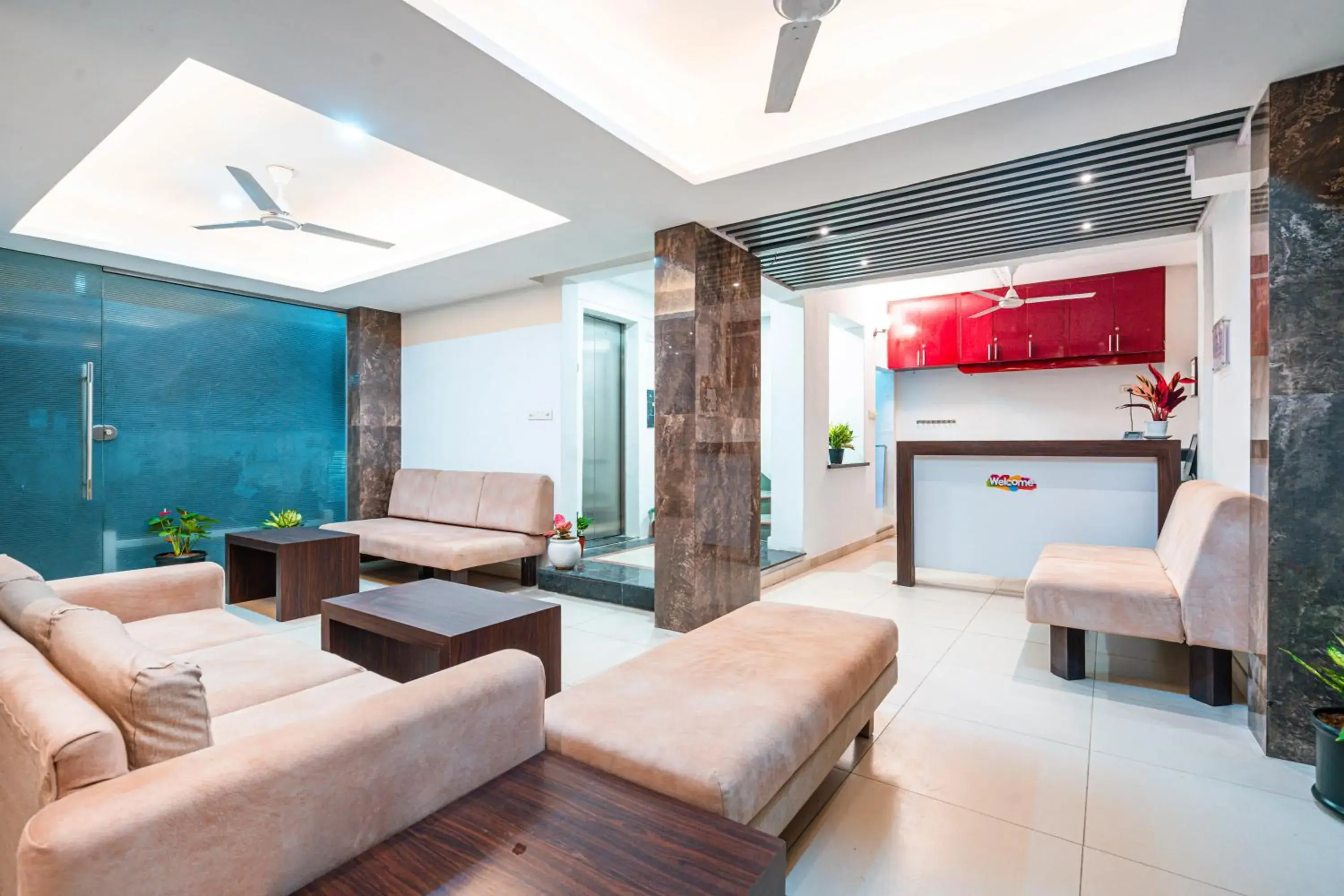 Lobby or reception in Treebo Silver Apartment Lobby or reception in Treebo Silver Apartment