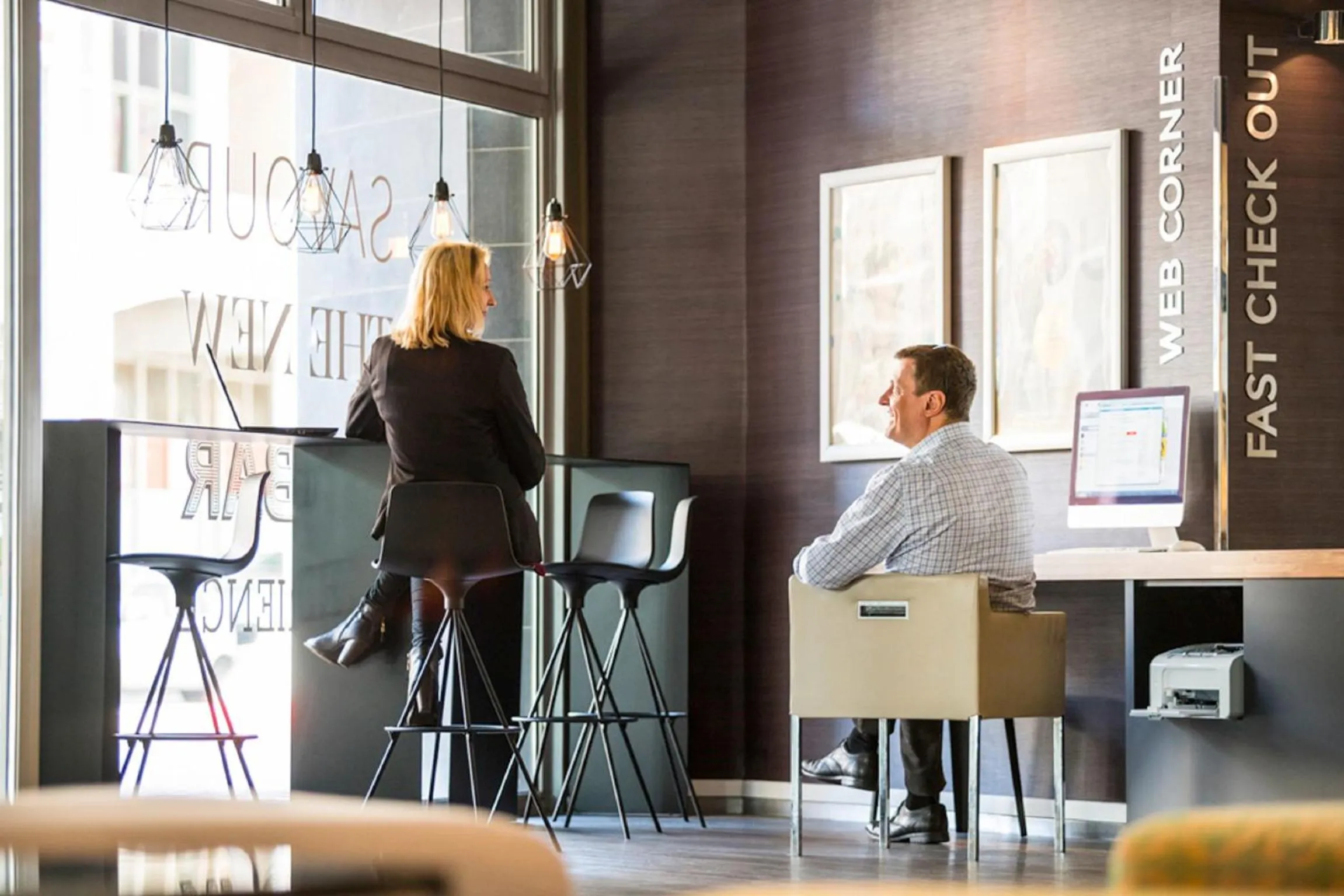 Lobby or reception in Novotel Lille Centre Gares