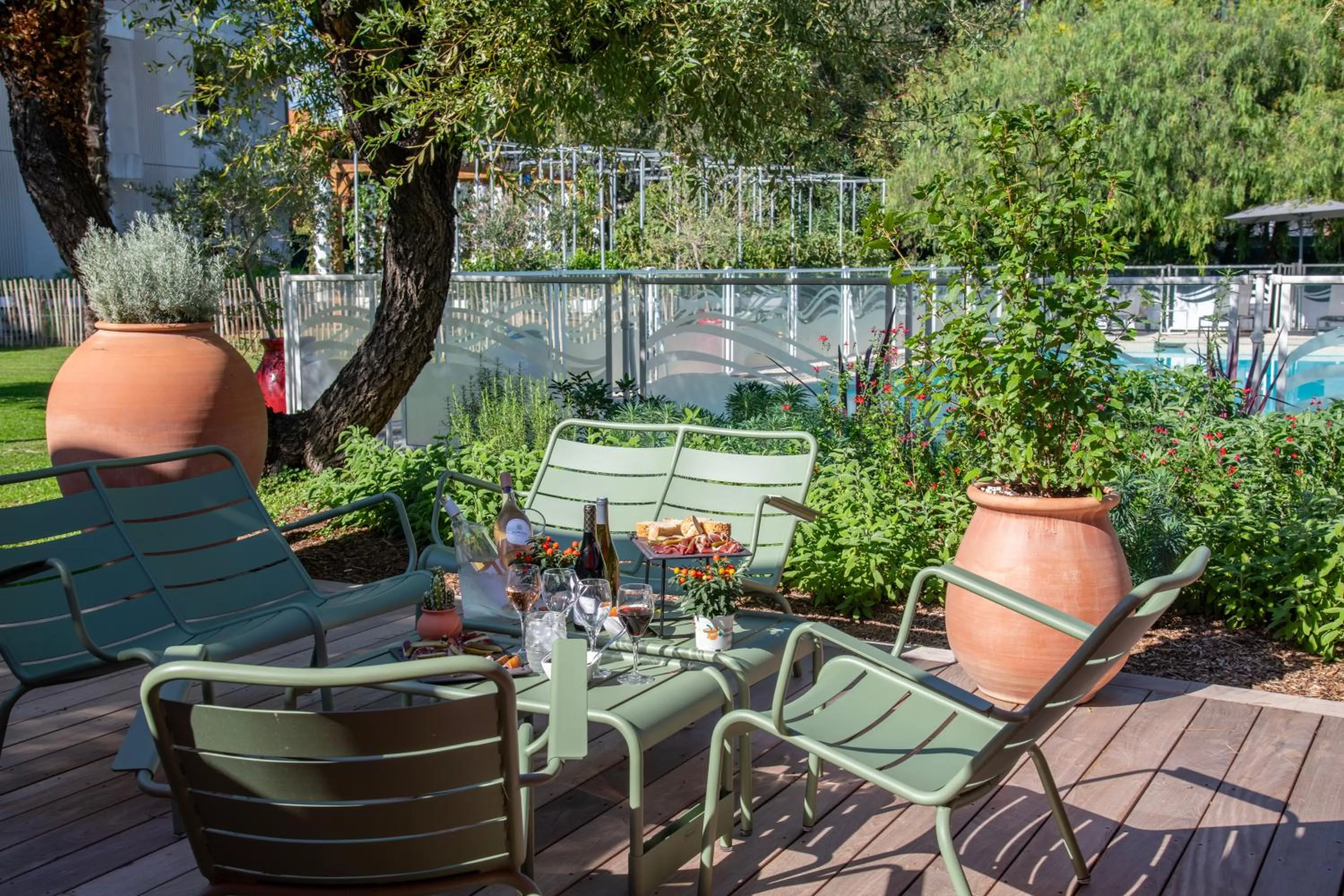 Patio in Novotel Nice Aéroport Cap 3000