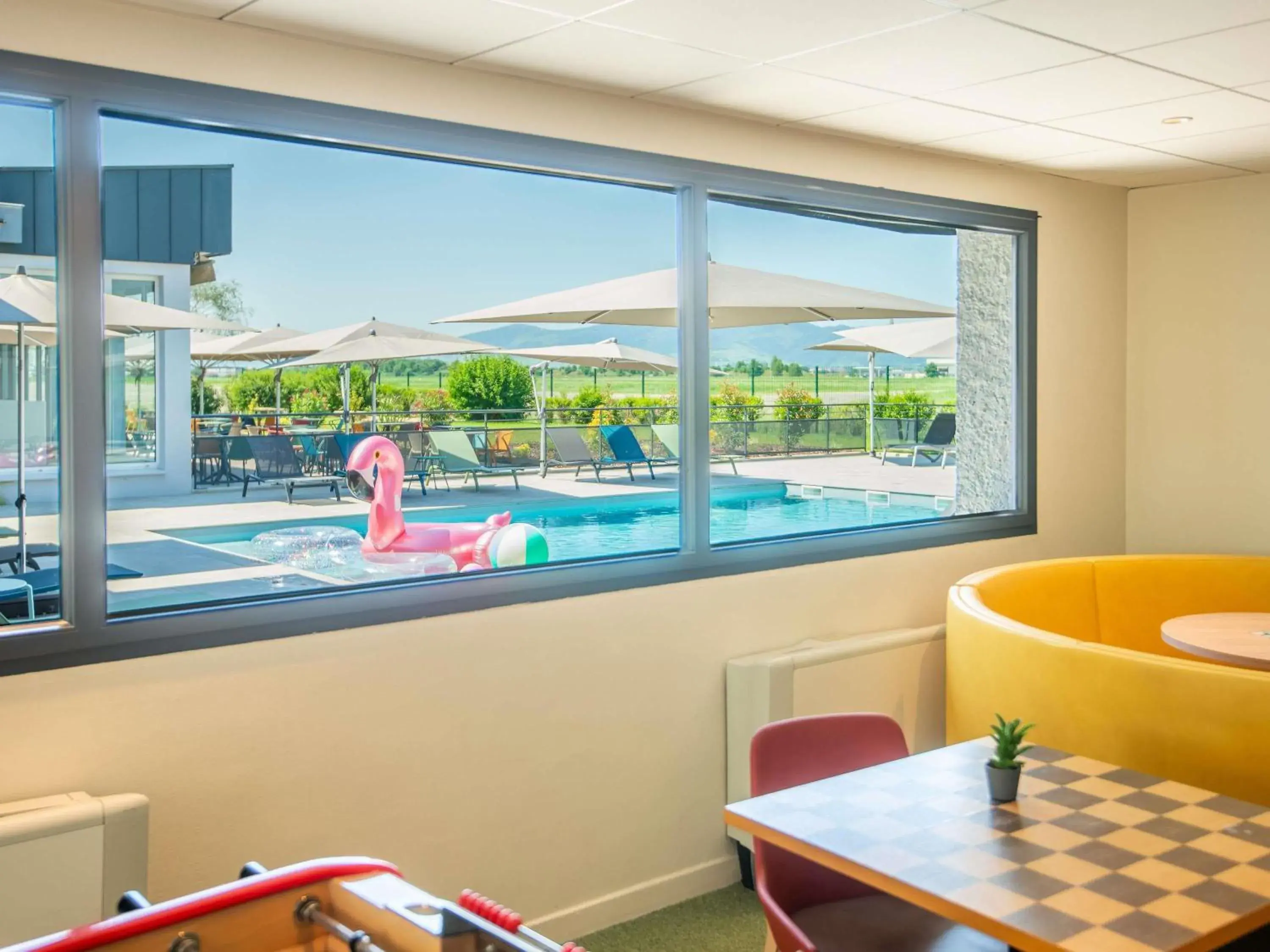Pool view in Ibis Styles Colmar Nord Pool view in Ibis Styles Colmar Nord