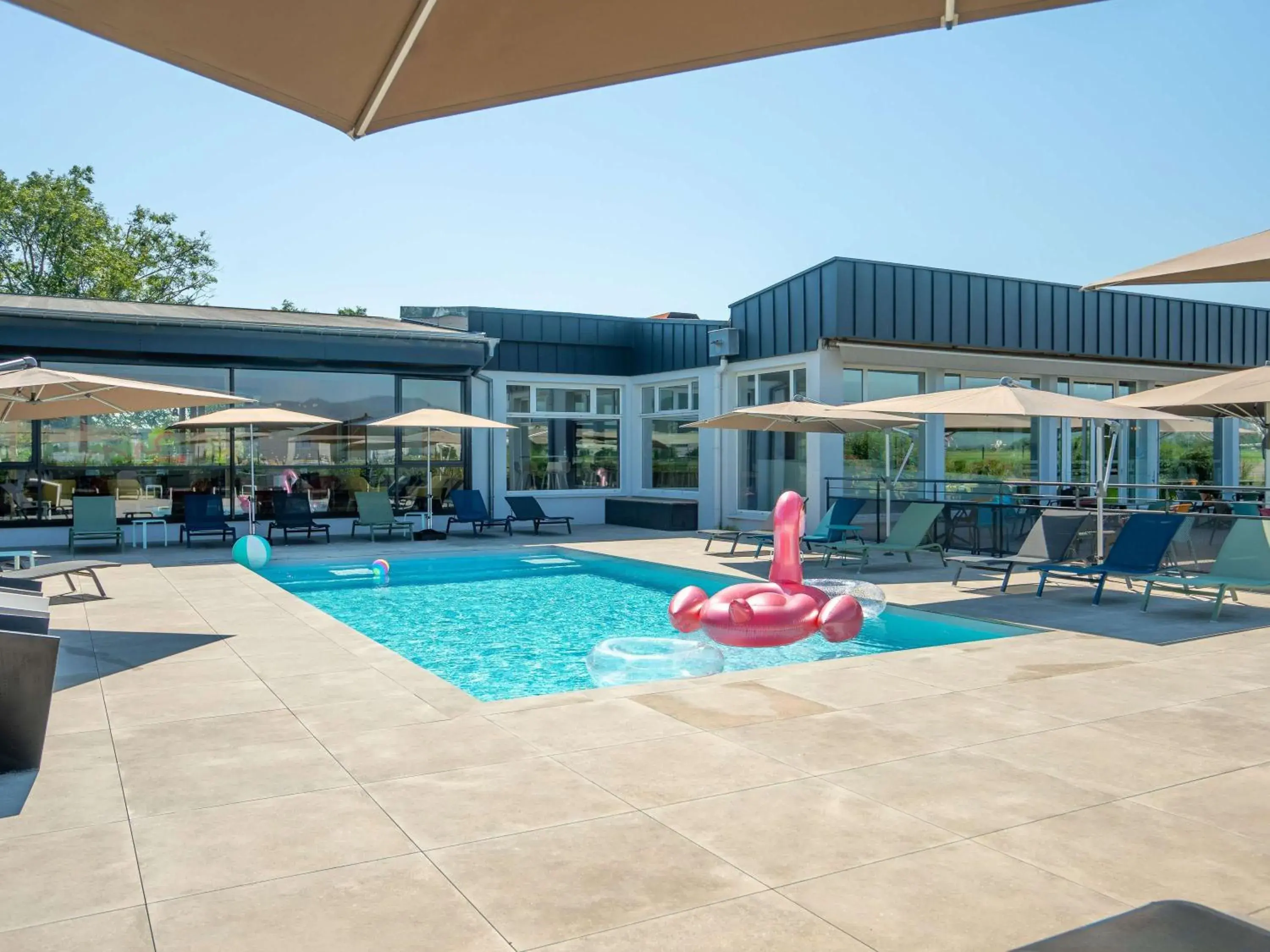 Pool view in Ibis Styles Colmar Nord Pool view in Ibis Styles Colmar Nord