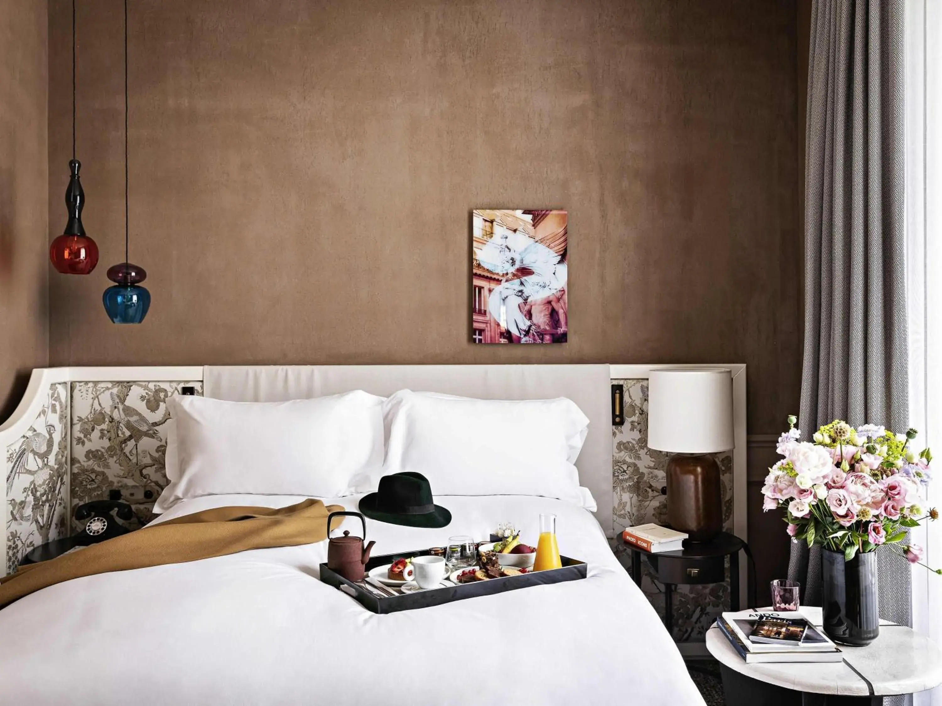 Bedroom, Bed in Sofitel Le Scribe Paris Opera Bedroom, Bed in Sofitel Le Scribe Paris Opera