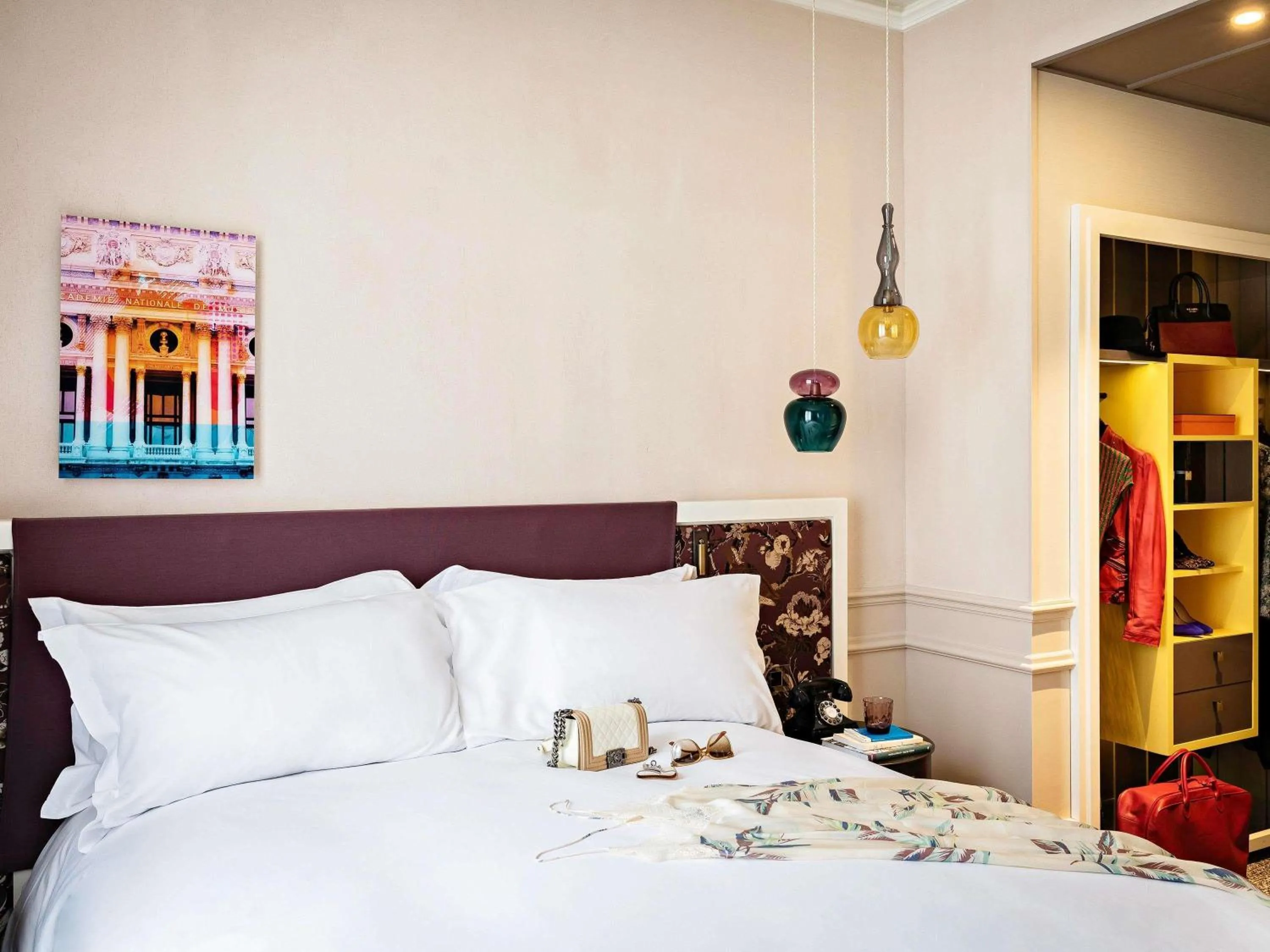 Bedroom, Bed in Sofitel Le Scribe Paris Opera