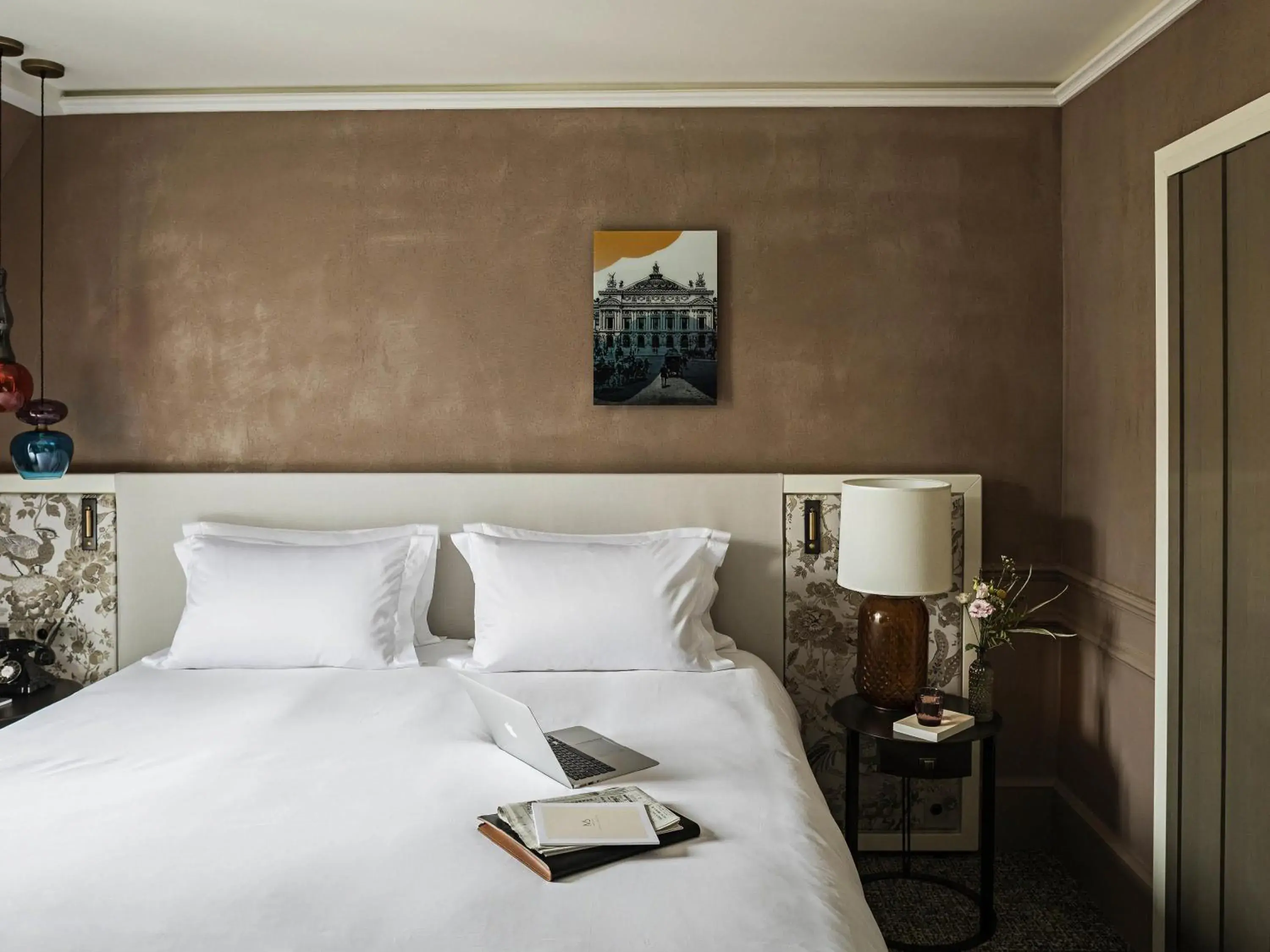 Bedroom, Bed in Sofitel Le Scribe Paris Opera Bedroom, Bed in Sofitel Le Scribe Paris Opera