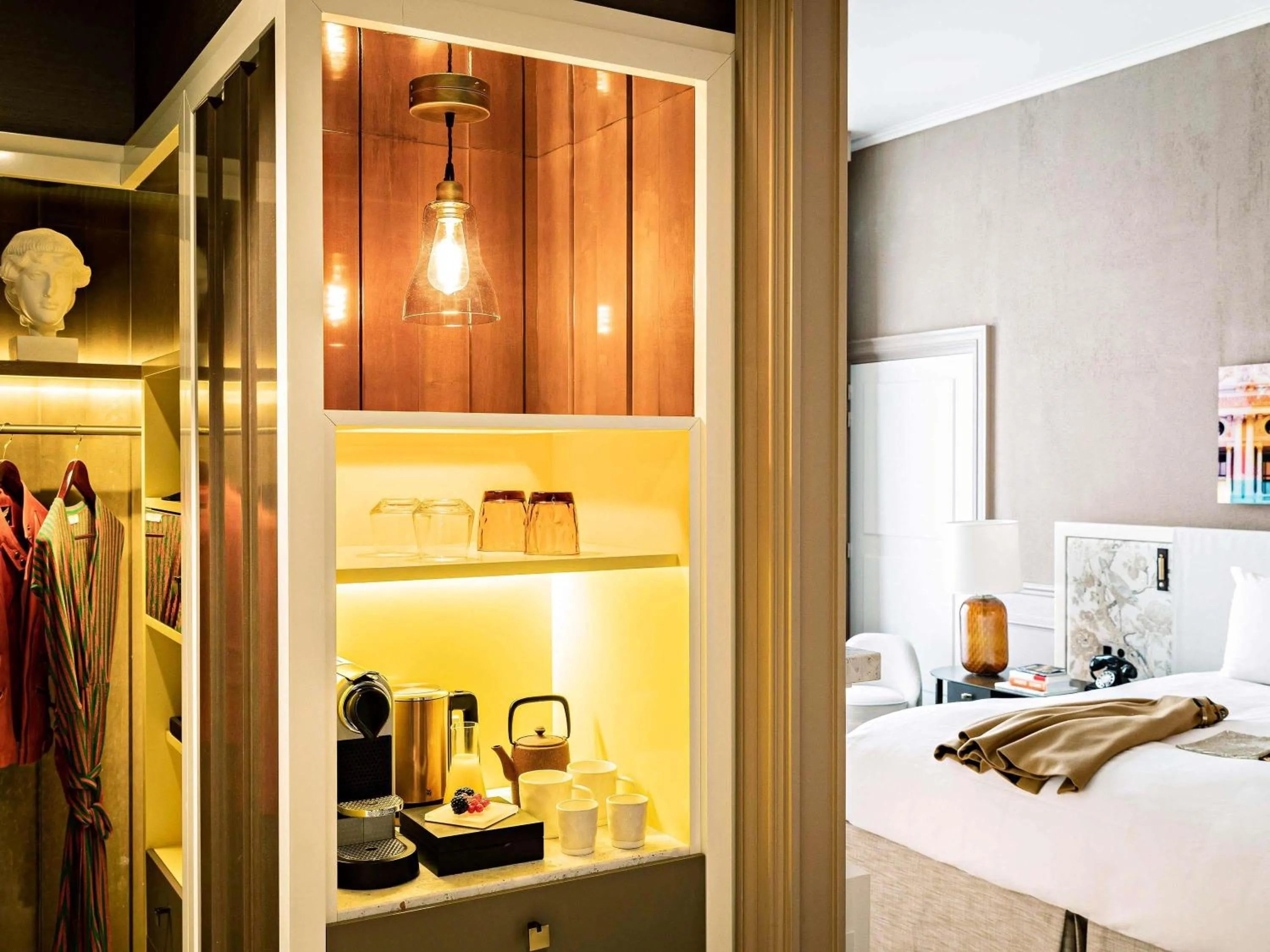 Bedroom in Sofitel Le Scribe Paris Opera