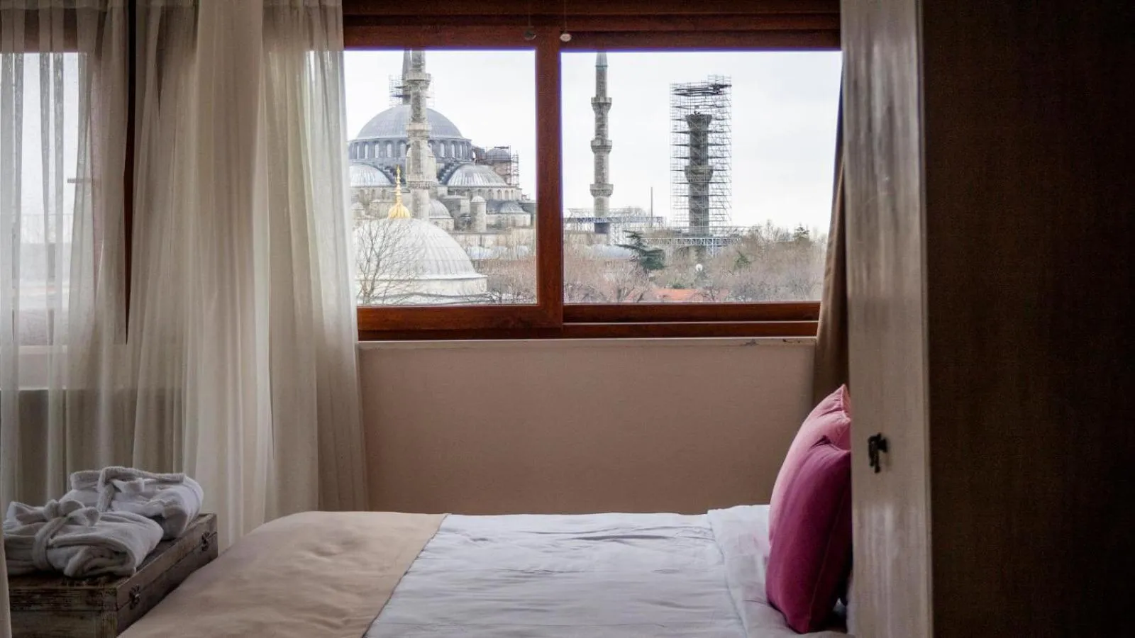 Bed in Fuego Design Suites