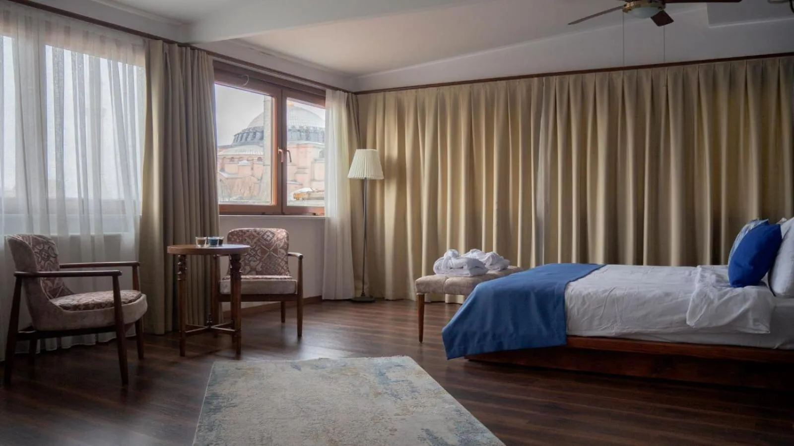 Bed in Fuego Design Suites