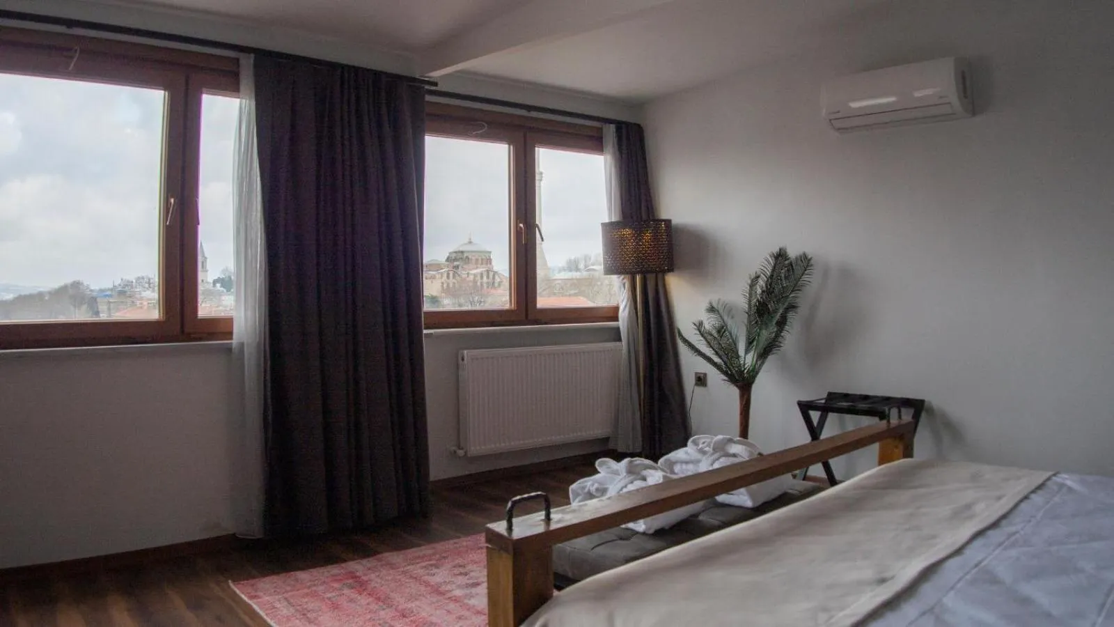 Bed in Fuego Design Suites