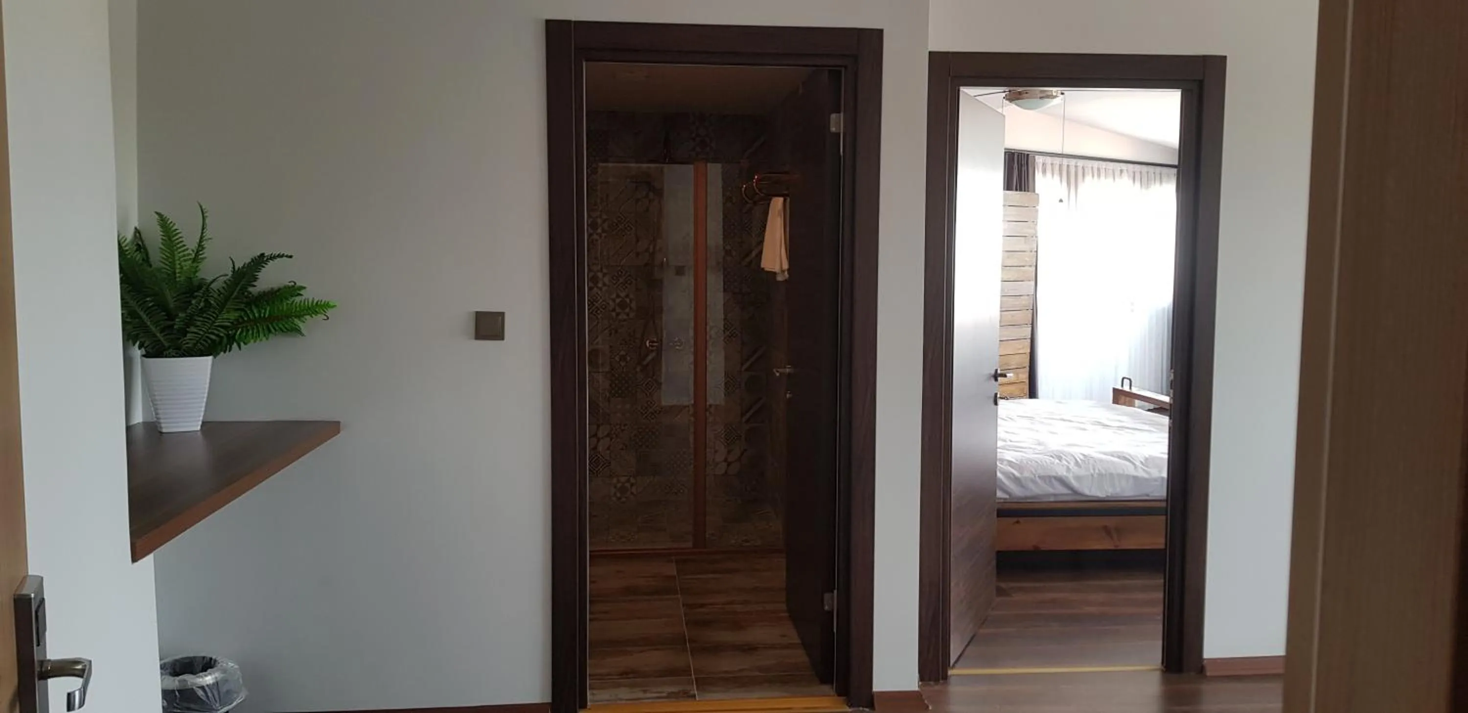 Bed in Fuego Design Suites