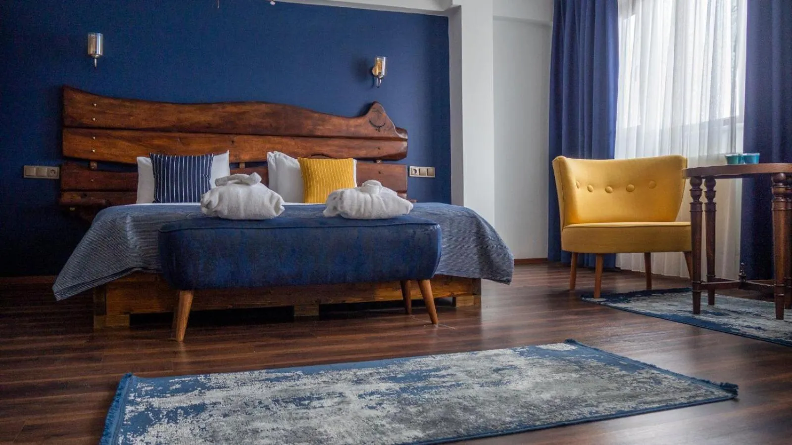 Bed in Fuego Design Suites