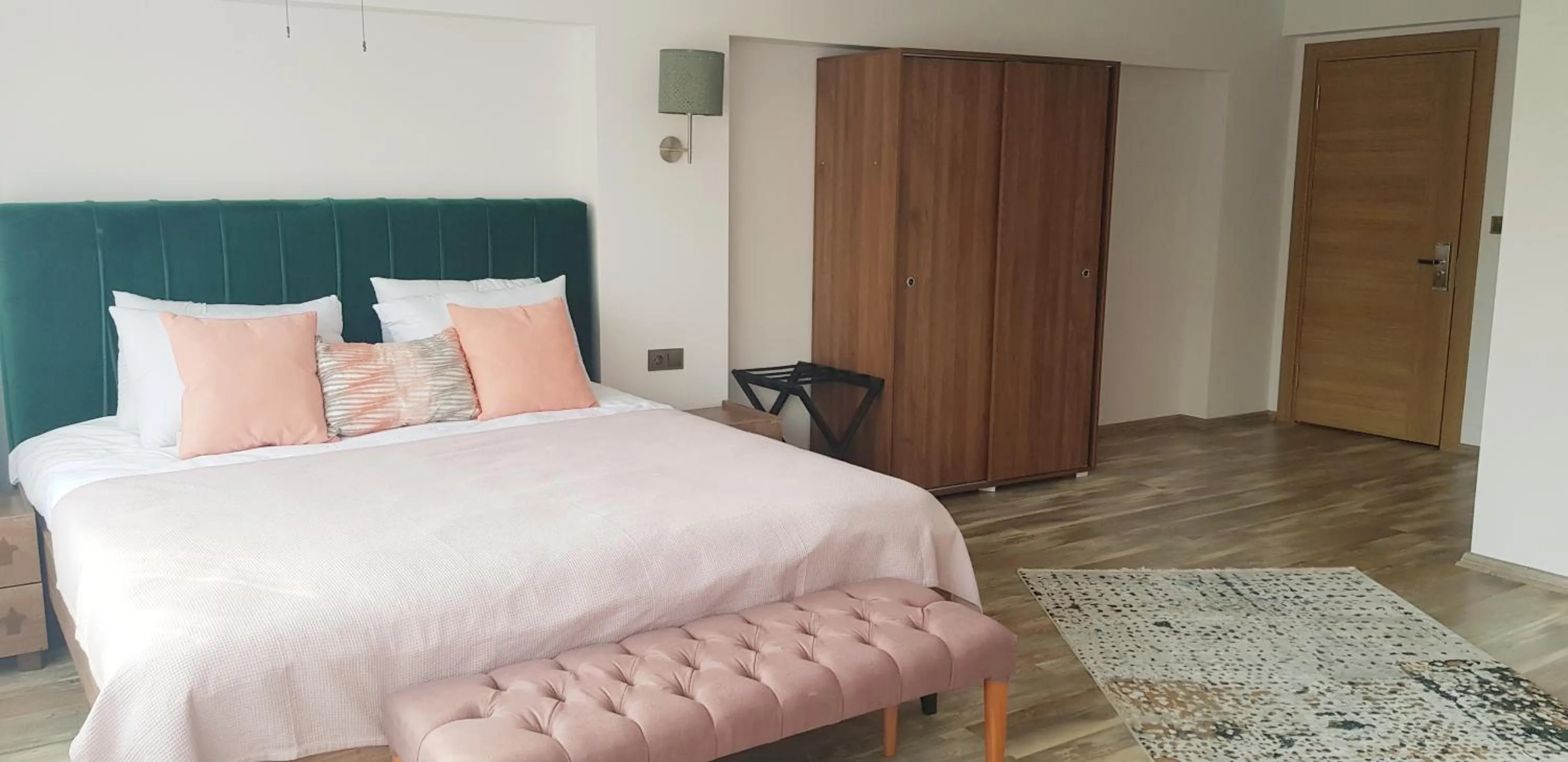 Bed in Fuego Design Suites