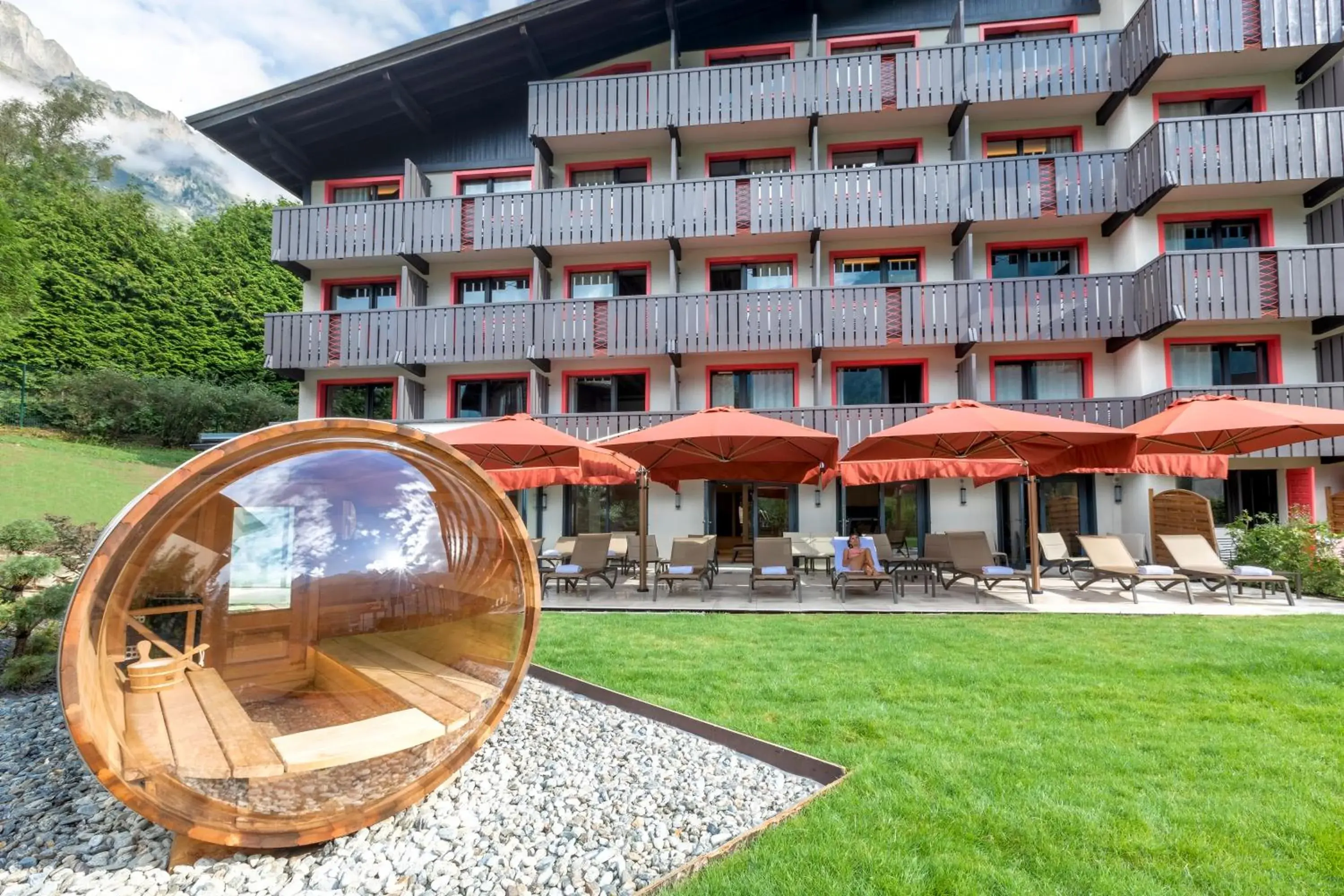 Property building in Chalet Hôtel Le Prieuré & Spa Property building in Chalet Hôtel Le Prieuré & Spa