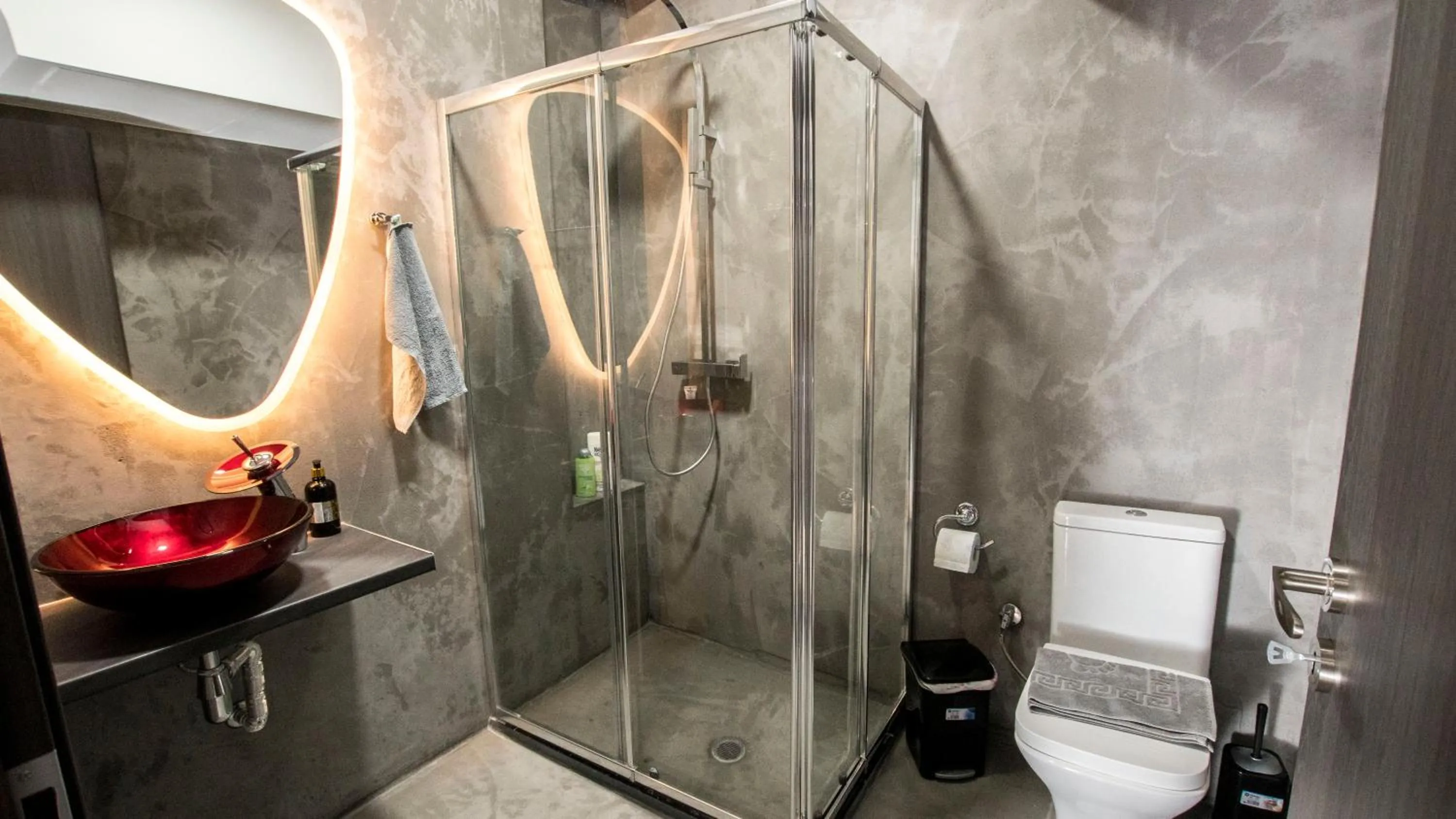 Bathroom in Day in Athens