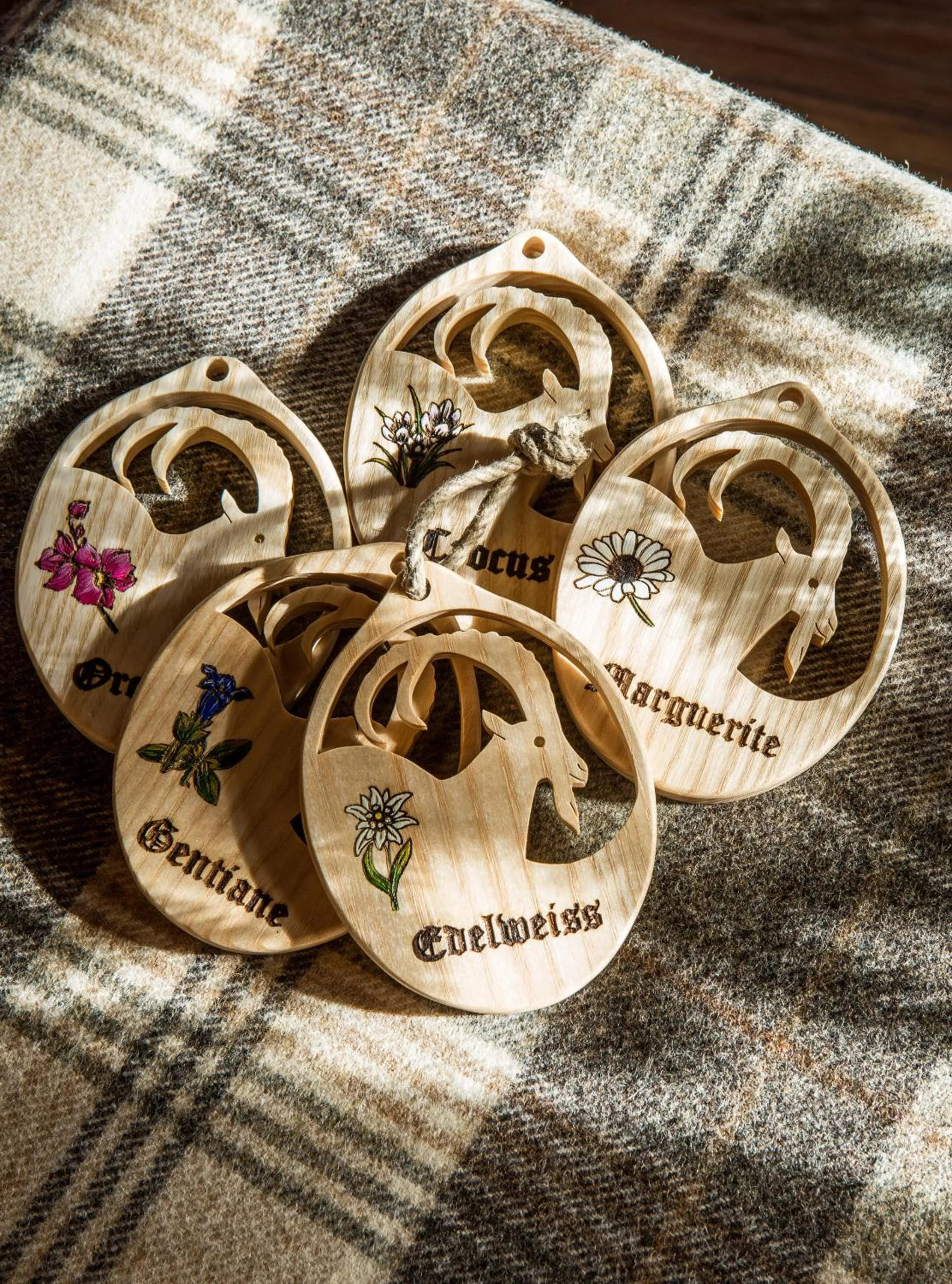 Decorative detail in Le Refuge de la Traye