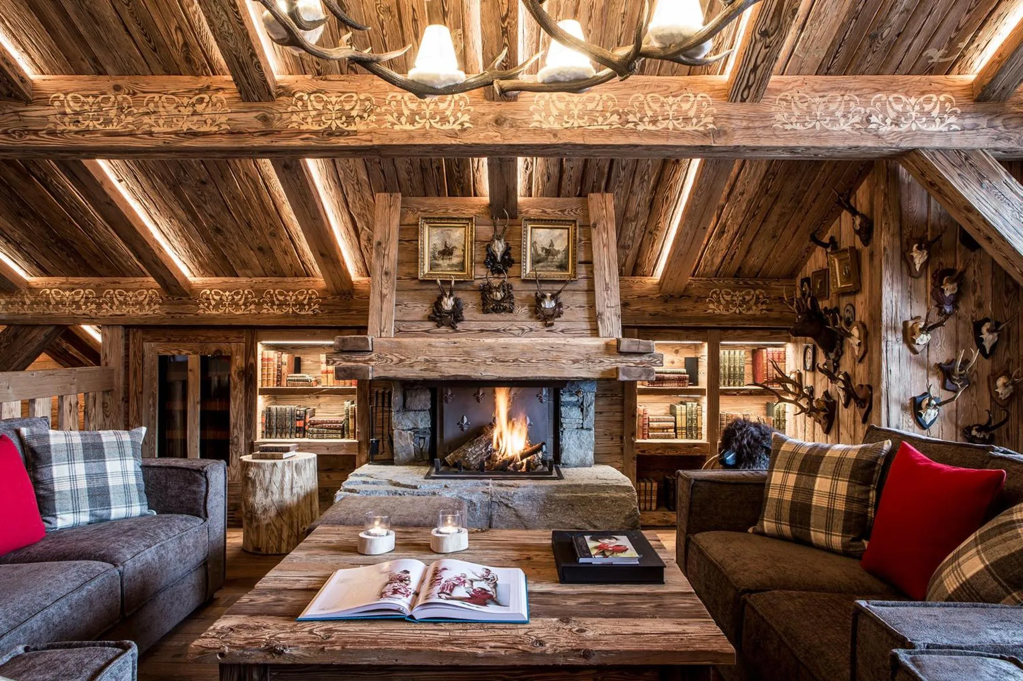 Living room in Le Refuge de la Traye
