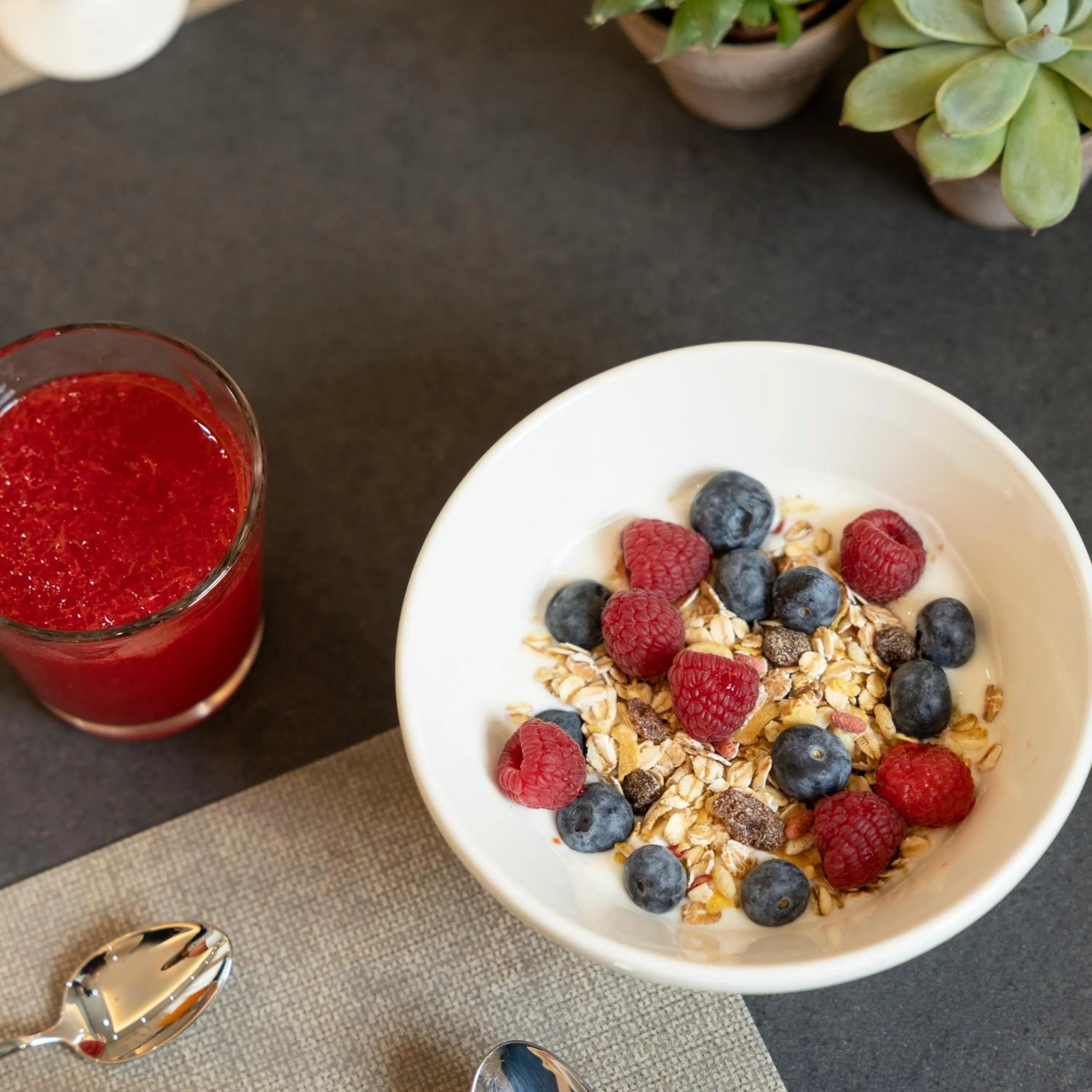 Food and drinks in Hotel La Caporala