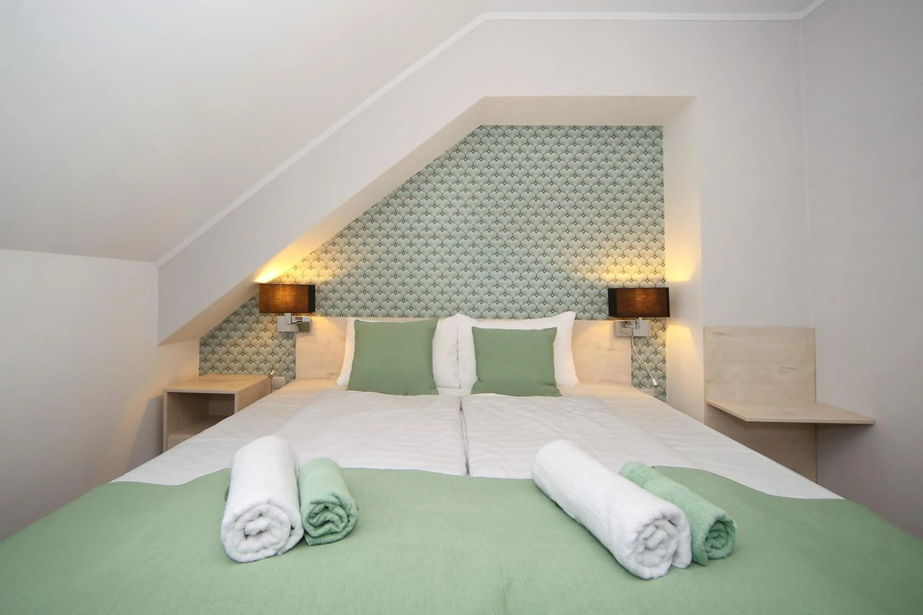Bed in Várkapu Panzió
