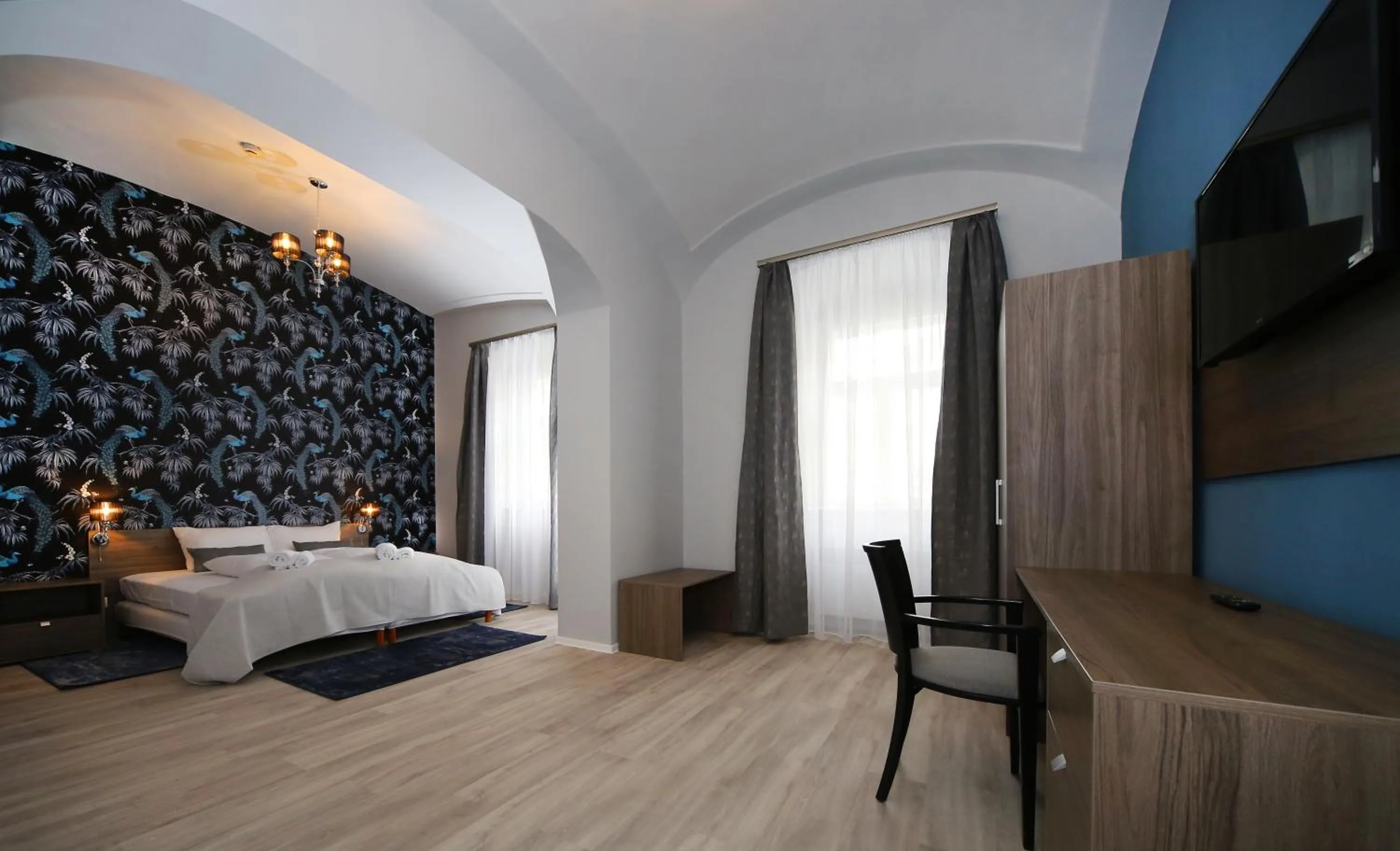 Bed in Várkapu Panzió