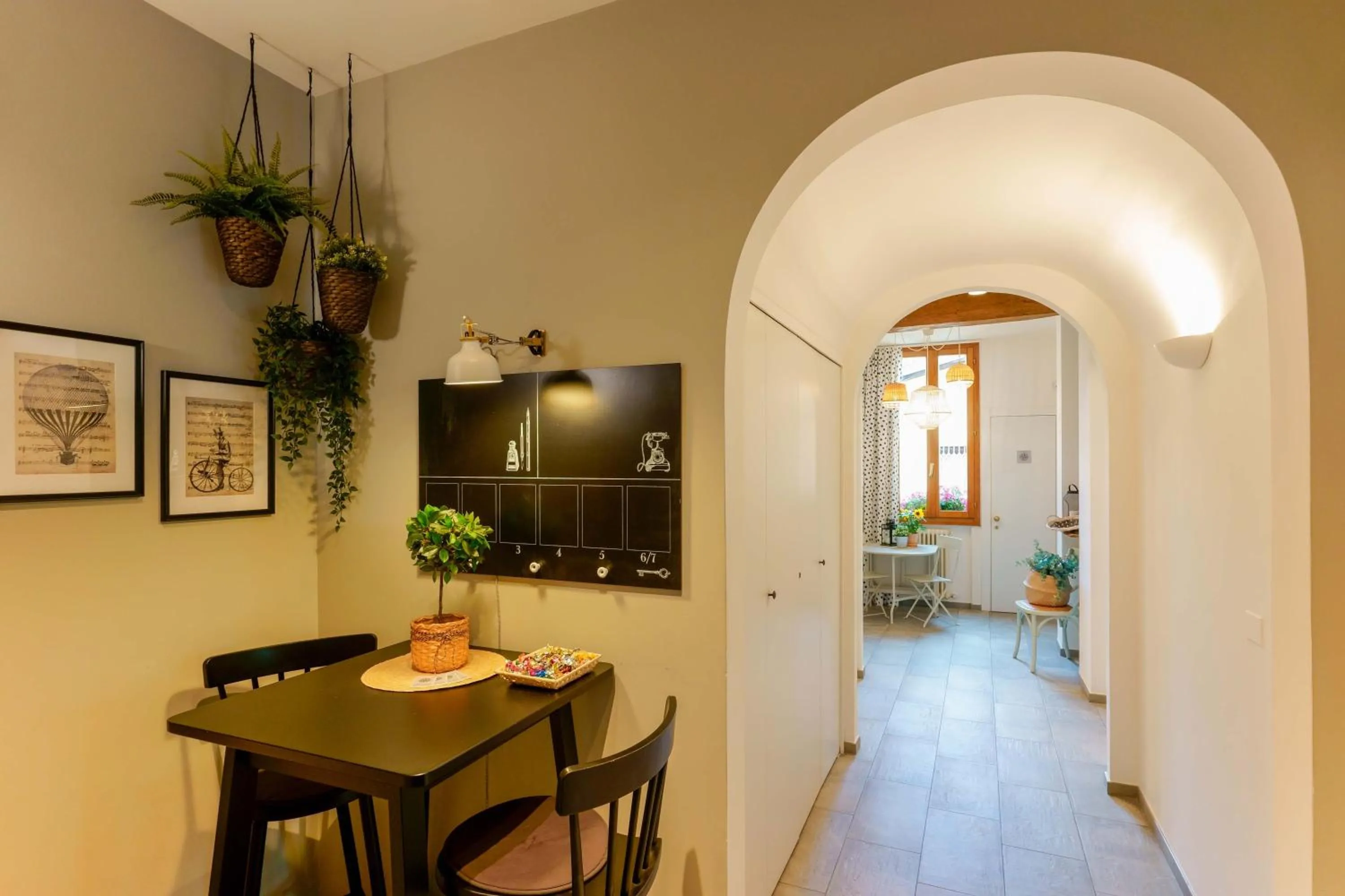 Living room in B&B Il Viaggio Bologna