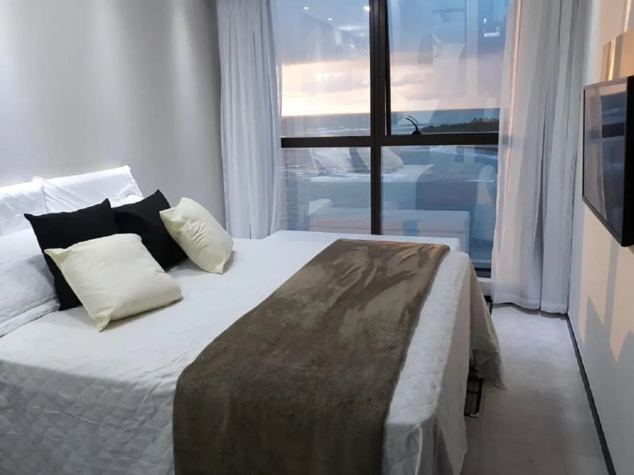 Bed in Flat Beach Barra - Praia do Paiva - Ilha do amor