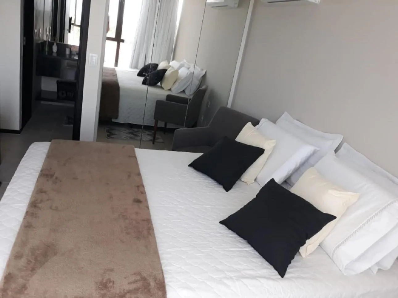 Bed in Flat Beach Barra - Praia do Paiva - Ilha do amor