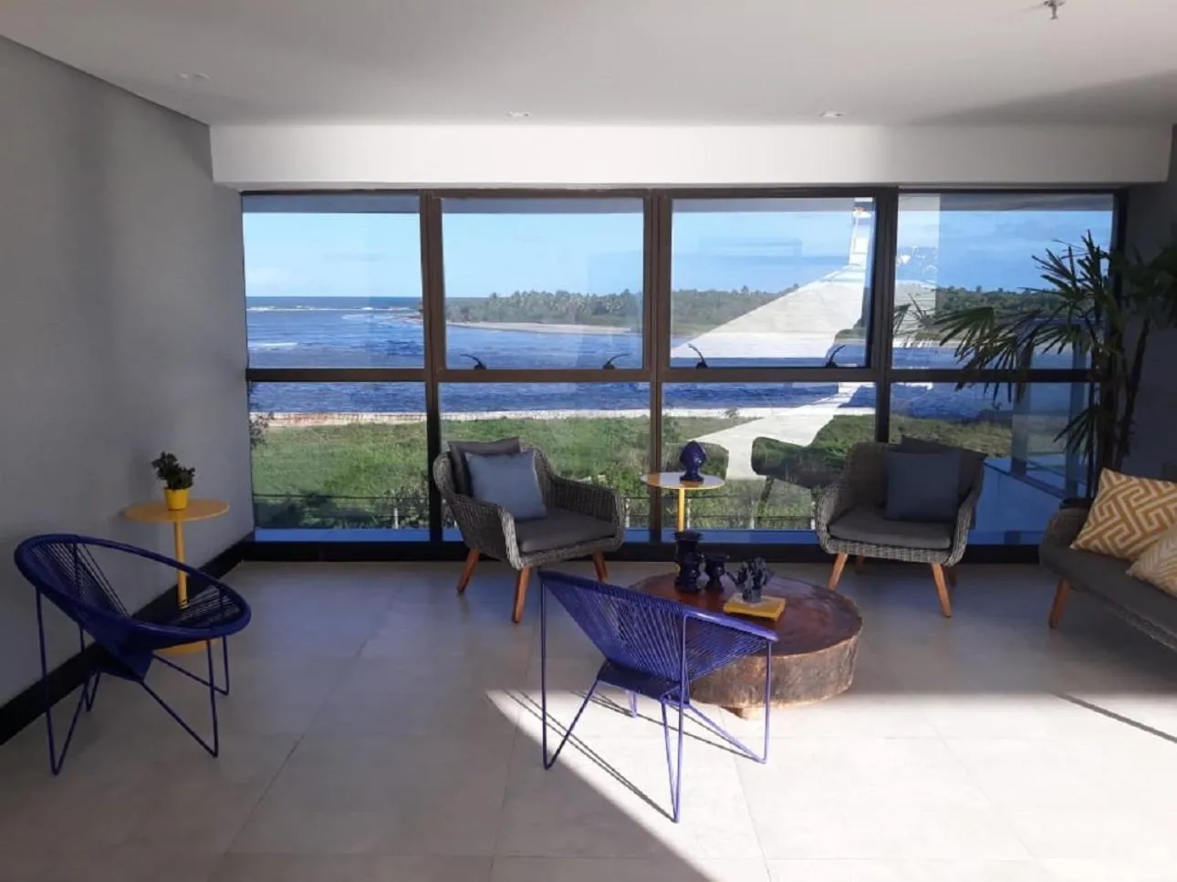 Balcony/Terrace in Flat Beach Barra - Praia do Paiva - Ilha do amor