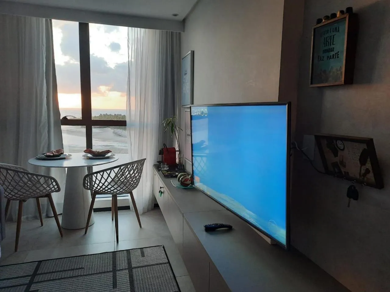 TV and multimedia in Flat Beach Barra - Praia do Paiva - Ilha do amor