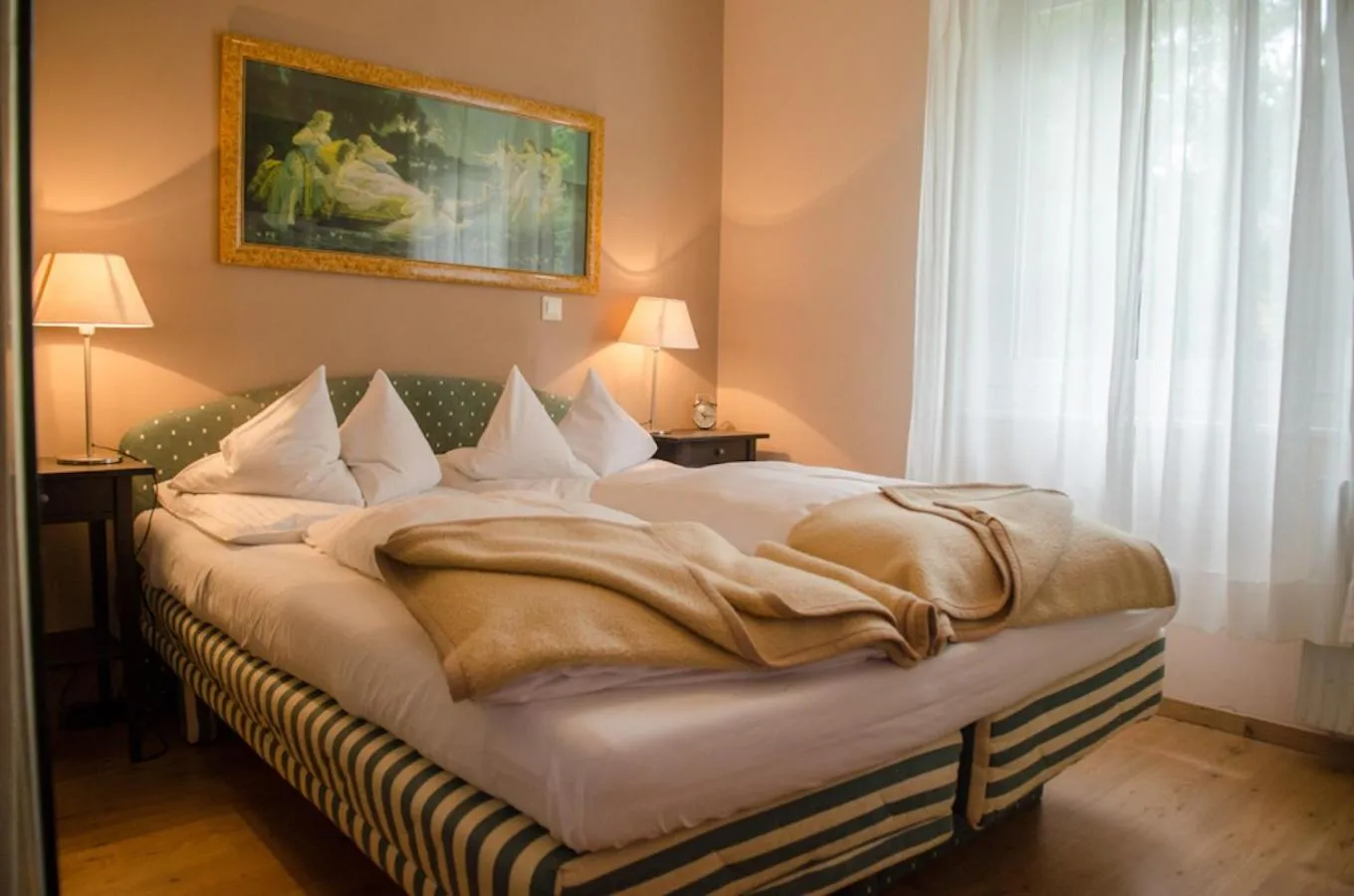 Bed in Gästehaus Pension Ria