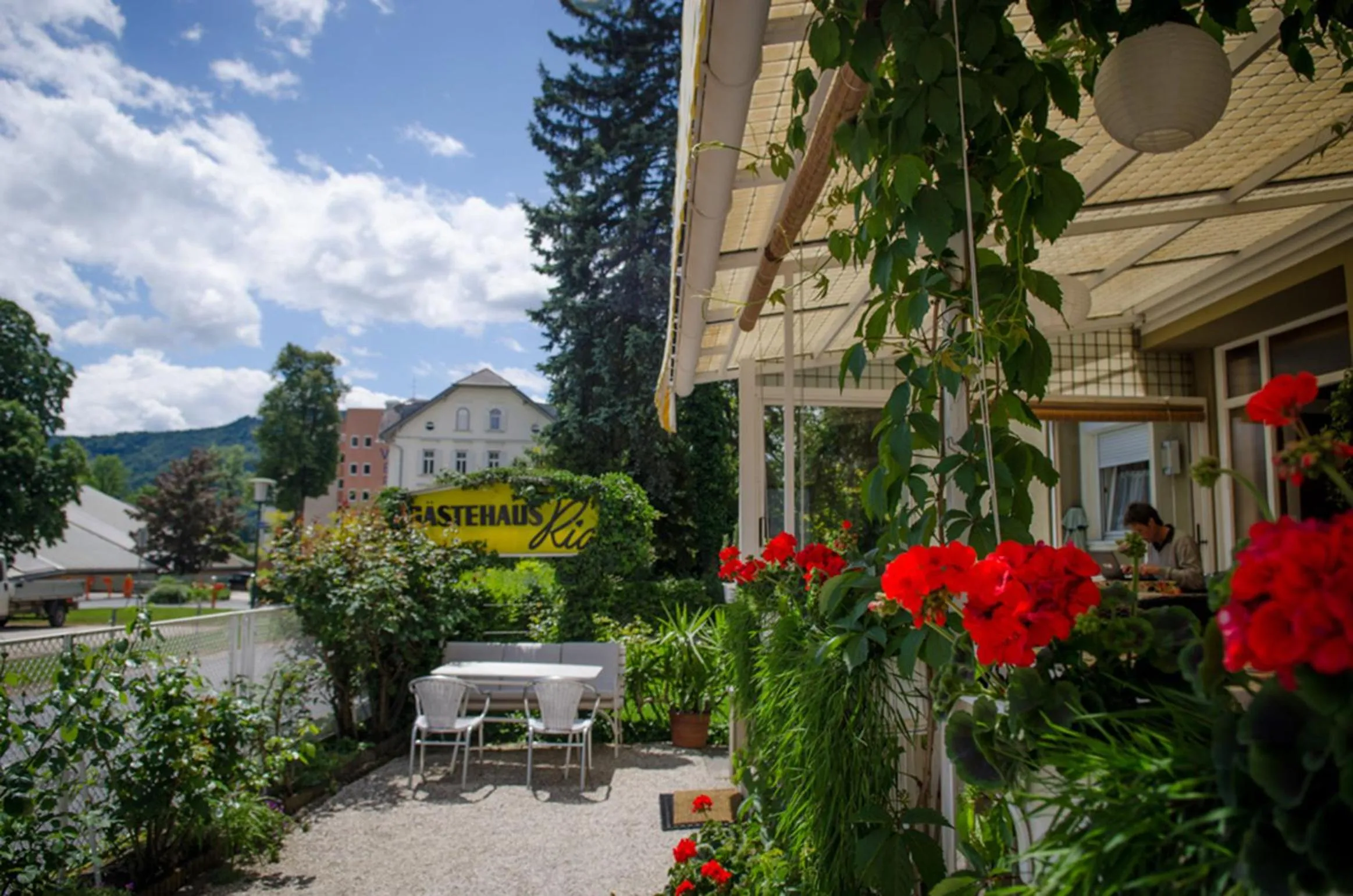 Balcony/Terrace in Gästehaus Pension Ria