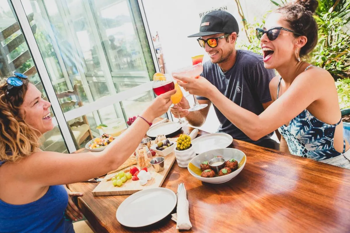 People in Numero Uno Beach Apartments