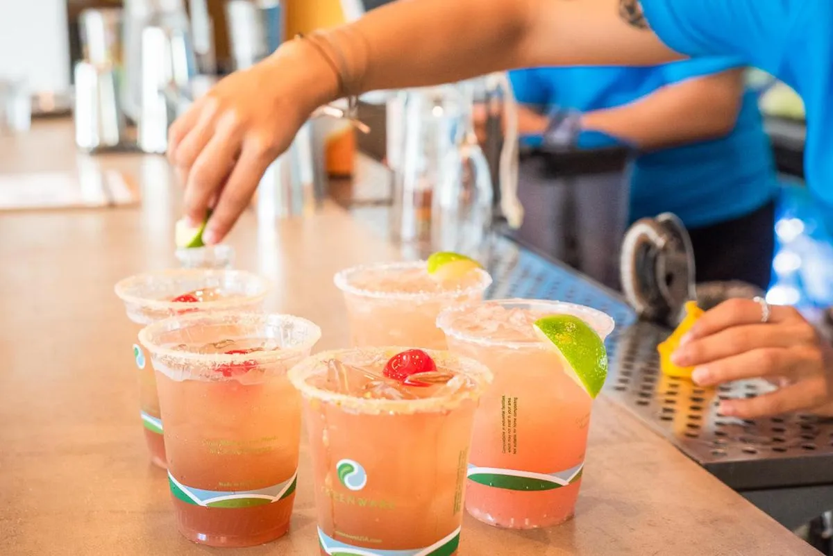 Drinks in Numero Uno Beach Apartments