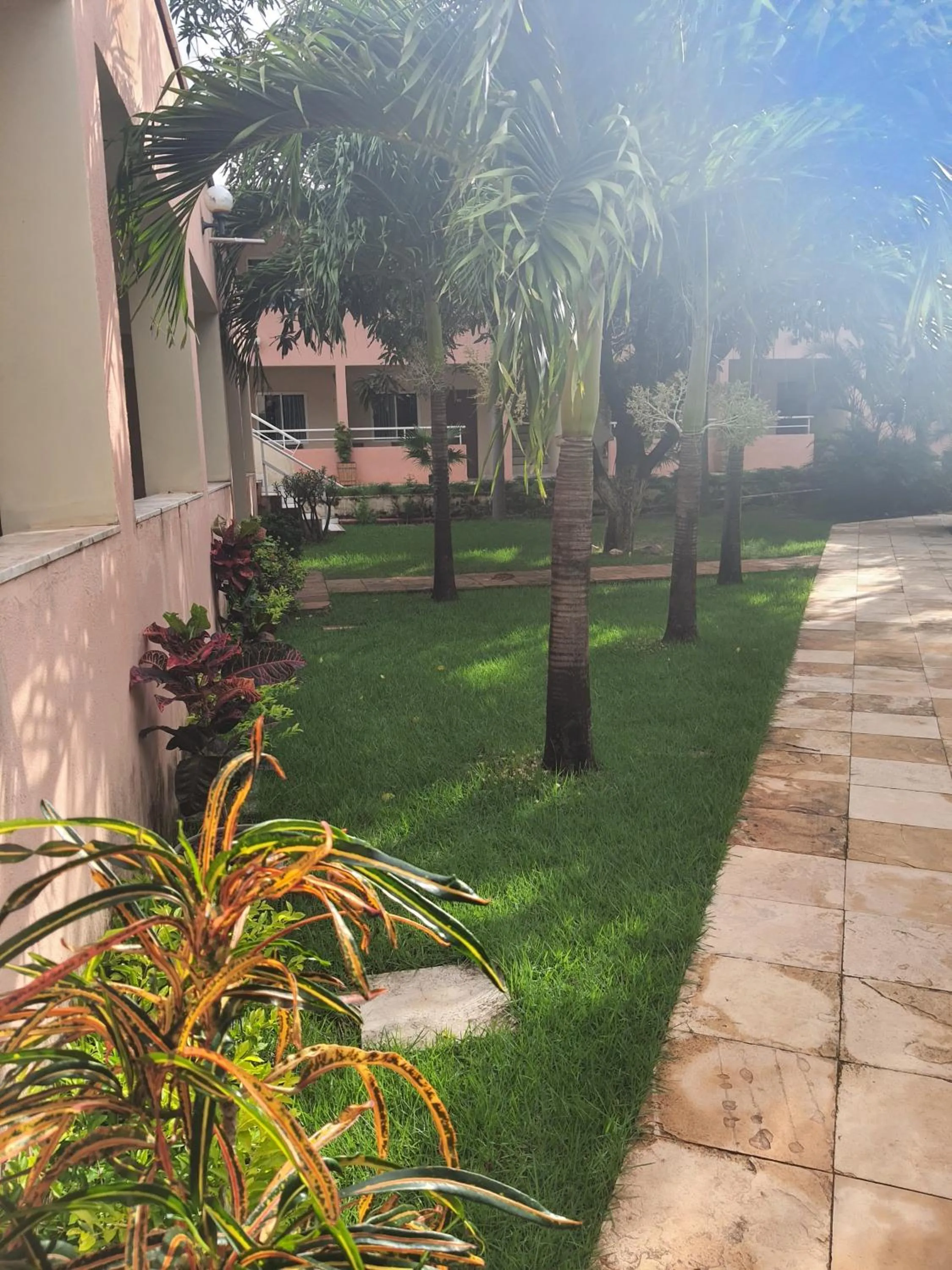 Garden view in Pousada Porto das Dunas