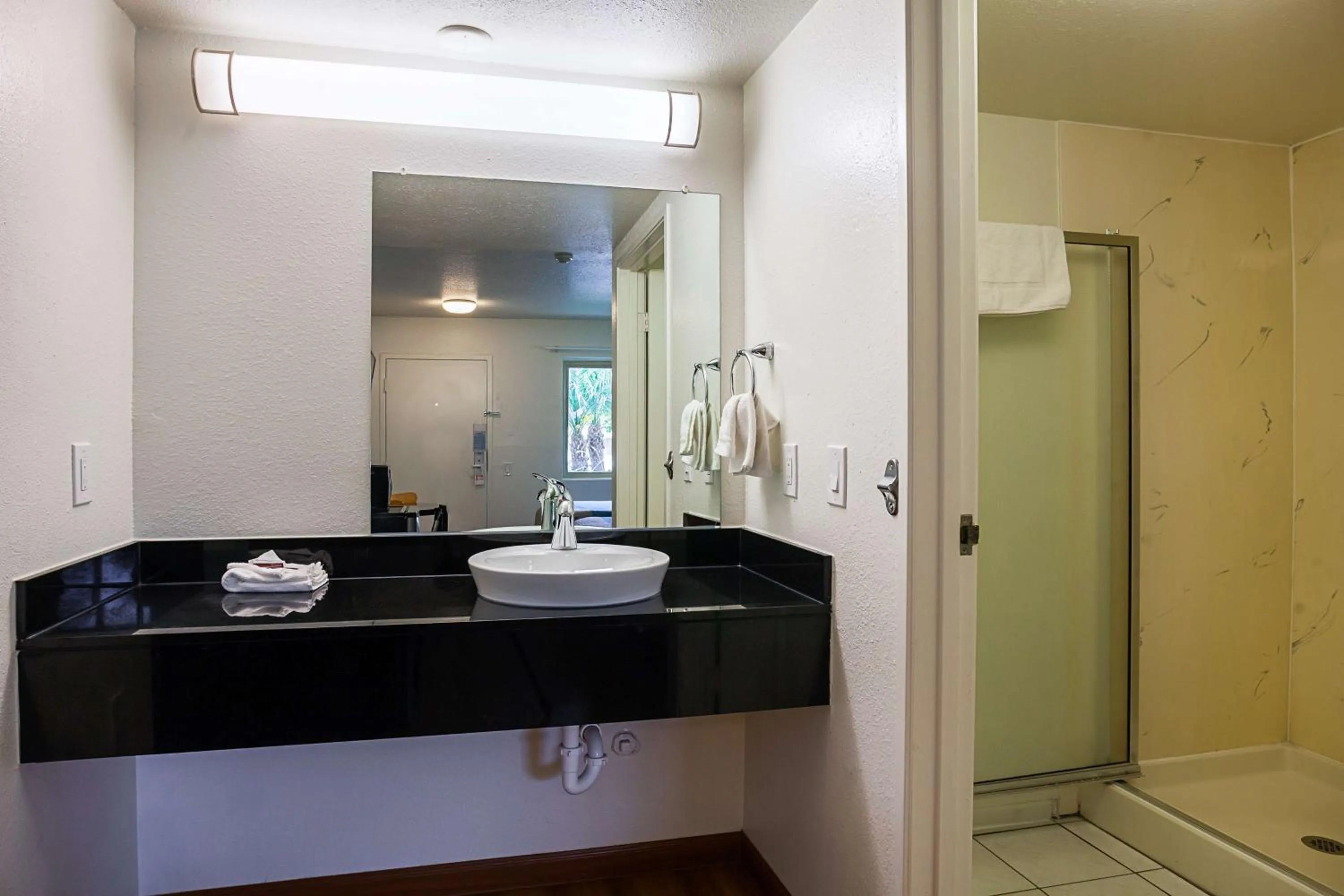 Shower in Motel 6-Ventura, CA - Downtown